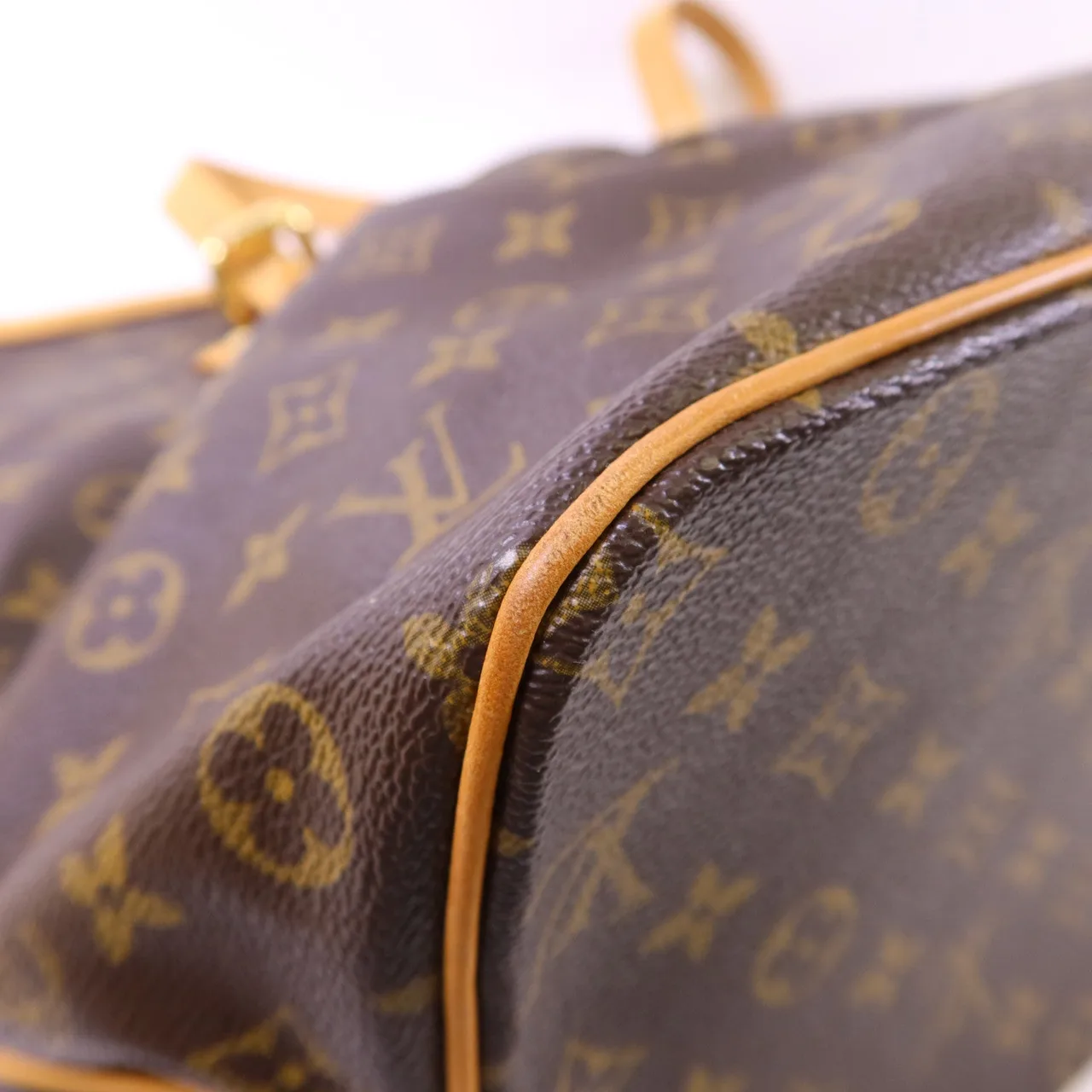 LOUIS VUITTON Palermo M40146 2-Way Bag Coated Canvas 棕色 Coated Canvas Rank B - Thumbnail 15