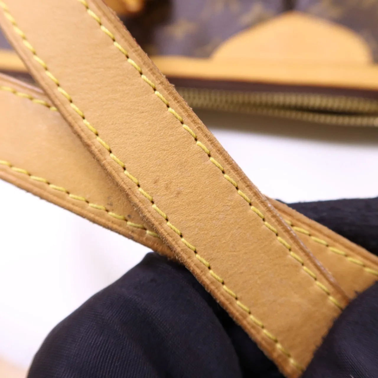 LOUIS VUITTON Palermo M40146 2-Way Bag Coated Canvas 棕色 Coated Canvas Rank B - Thumbnail 19