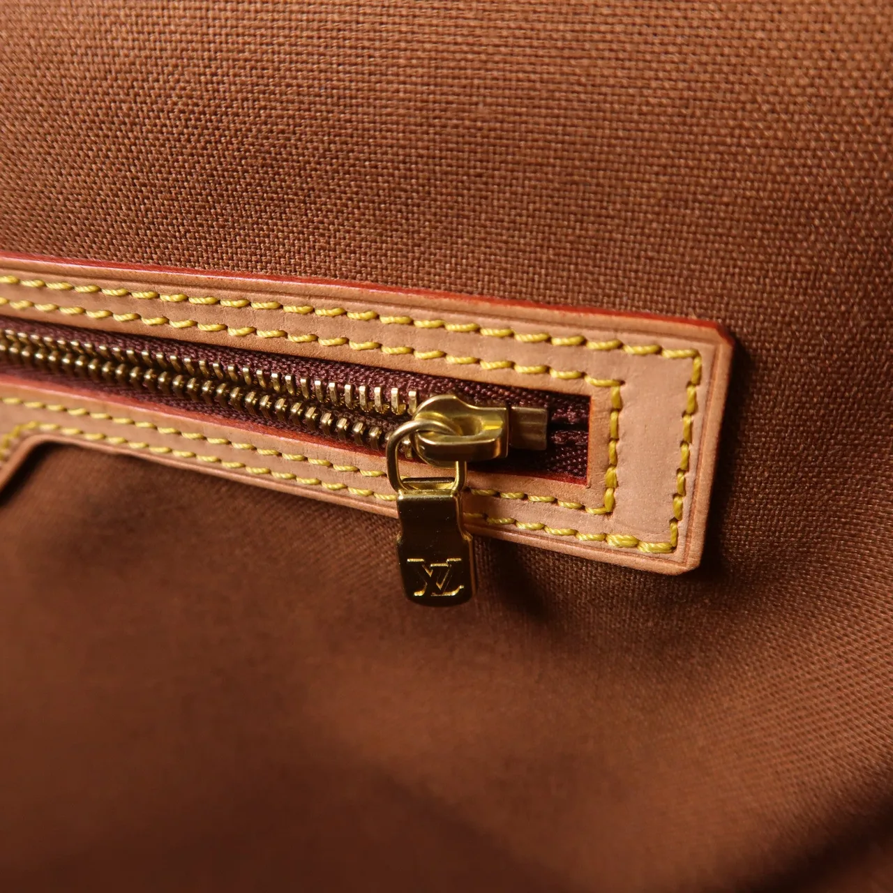 LOUIS VUITTON Abbesses M45257 Shoulder Bag Coated Canvas 棕色 Coated Canvas Rank B - Thumbnail 15