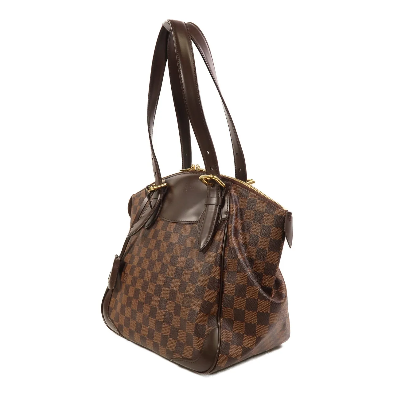LOUIS VUITTON Verona N41118 肩背包 塗層帆布 棕色 塗層帆布 中古品A - 縮圖 3