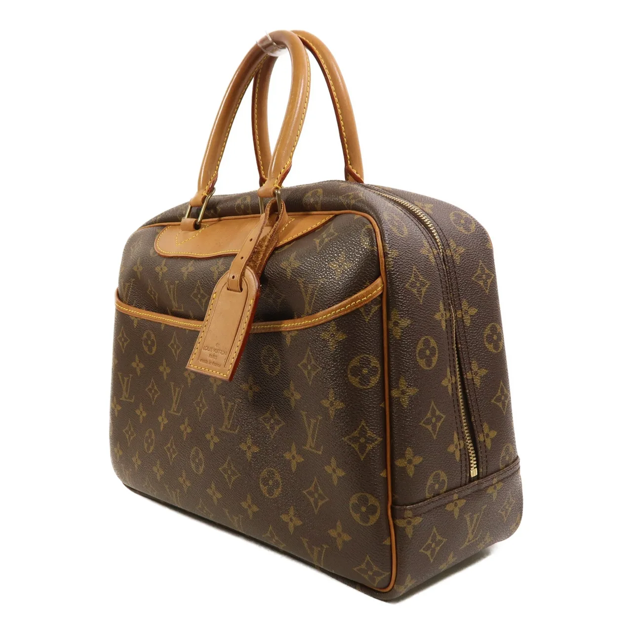 LOUIS VUITTON Deauville M47270 手提包 塗層帆布 棕色 塗層帆布 中古品B - 縮圖 3