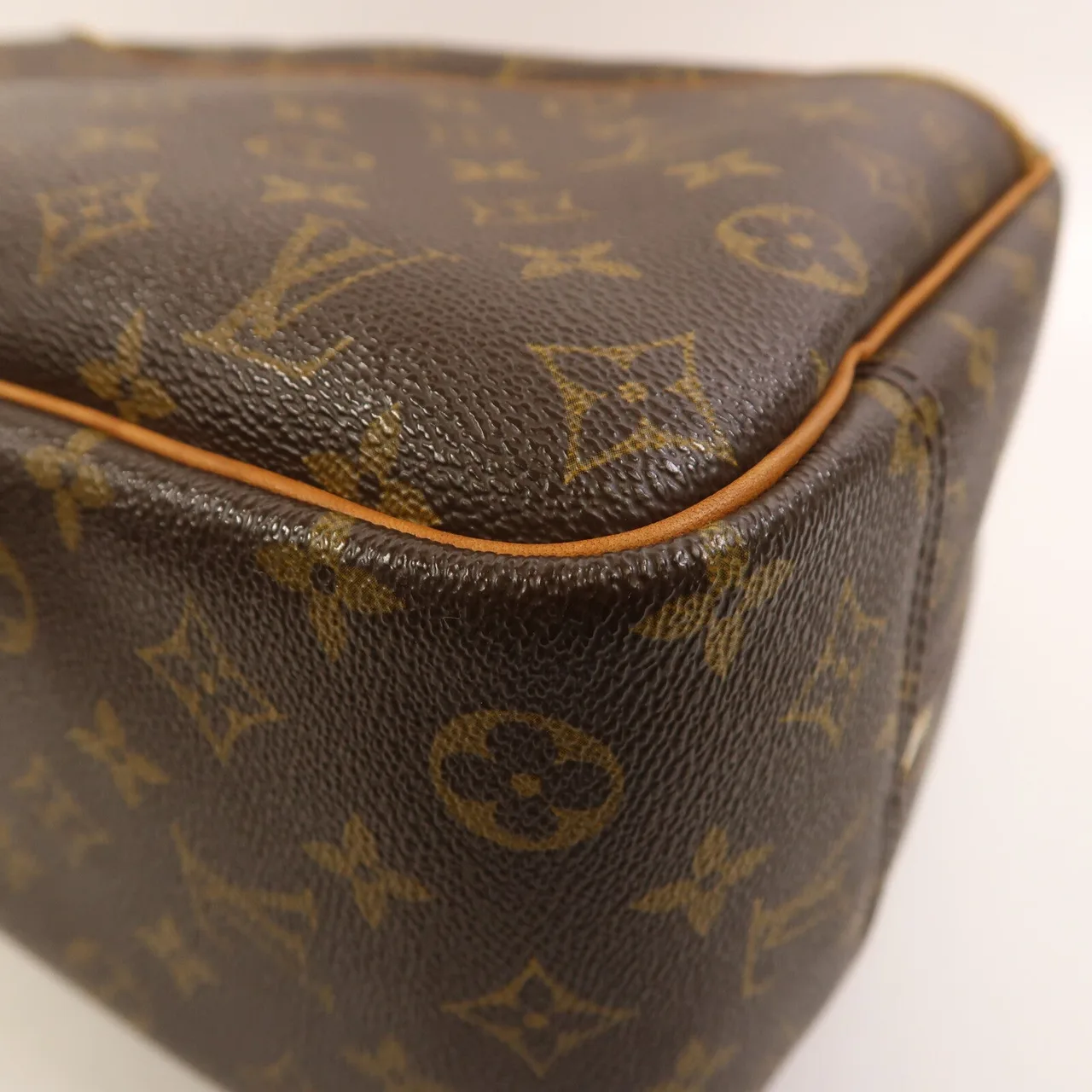 LOUIS VUITTON Deauville M47270 手提包 塗層帆布 棕色 塗層帆布 中古品B - 縮圖 5