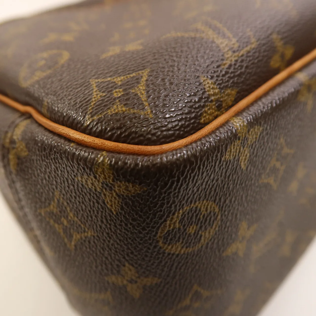 LOUIS VUITTON Deauville M47270 手提包 塗層帆布 棕色 塗層帆布 中古品B - 縮圖 6