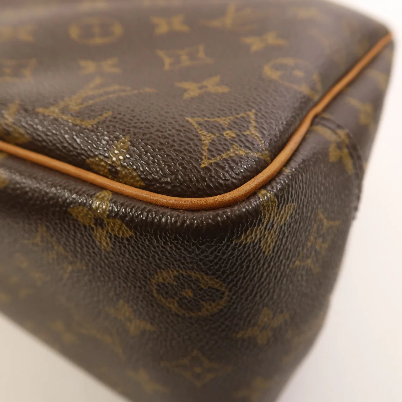LOUIS VUITTON Deauville M47270 手提包 塗層帆布 棕色 塗層帆布 中古品B - 縮圖 7