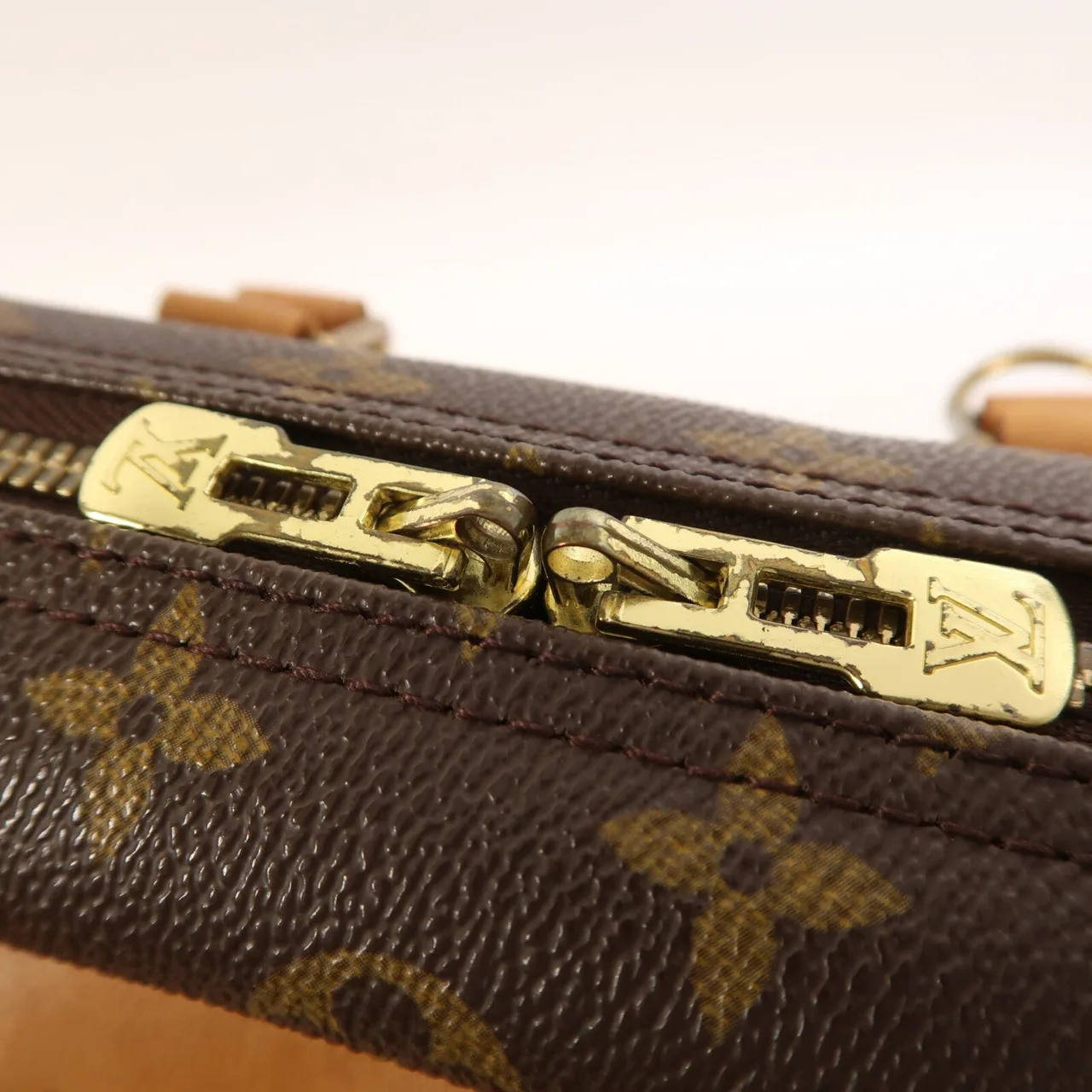 LOUIS VUITTON Deauville M47270 手提包 塗層帆布 棕色 塗層帆布 中古品B - 縮圖 12
