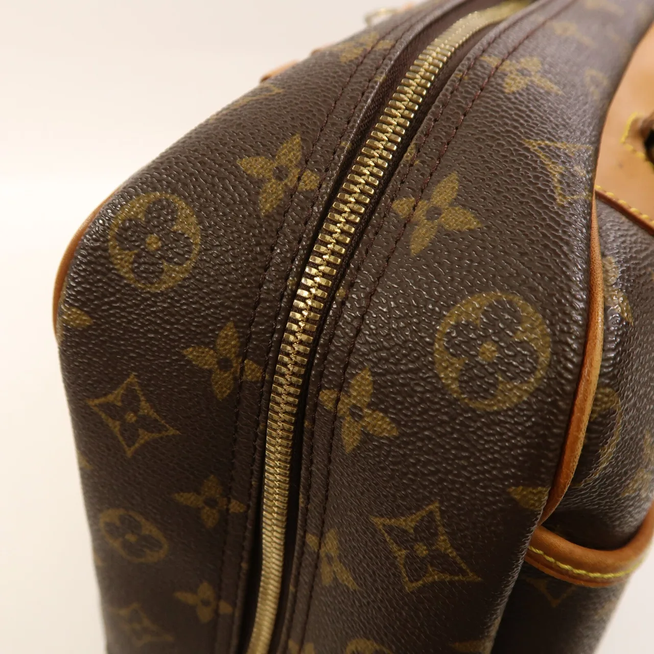 LOUIS VUITTON Deauville M47270 手提包 塗層帆布 棕色 塗層帆布 中古品B - 縮圖 14