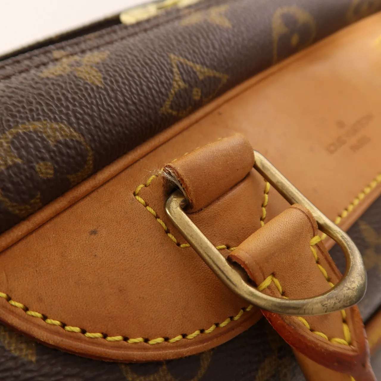 LOUIS VUITTON Deauville M47270 手提包 塗層帆布 棕色 塗層帆布 中古品B - 縮圖 15