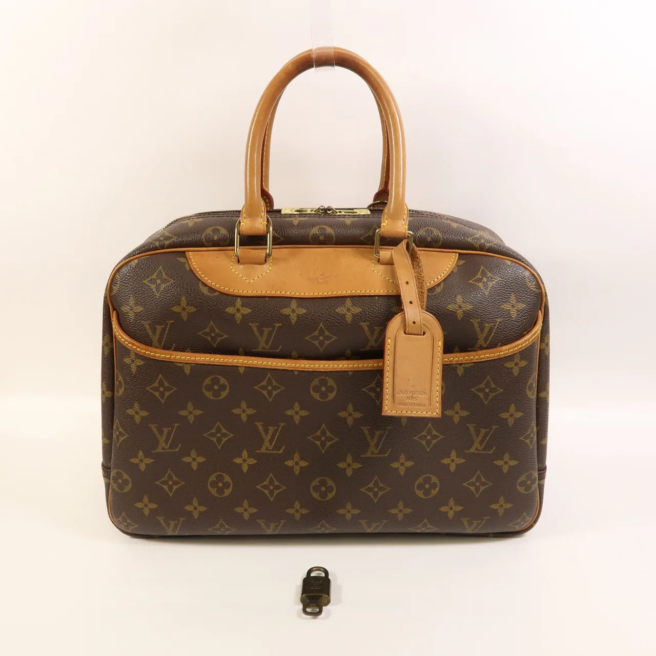 LOUIS VUITTON Deauville M47270 手提包 塗層帆布 棕色 塗層帆布 中古品B - 縮圖 20