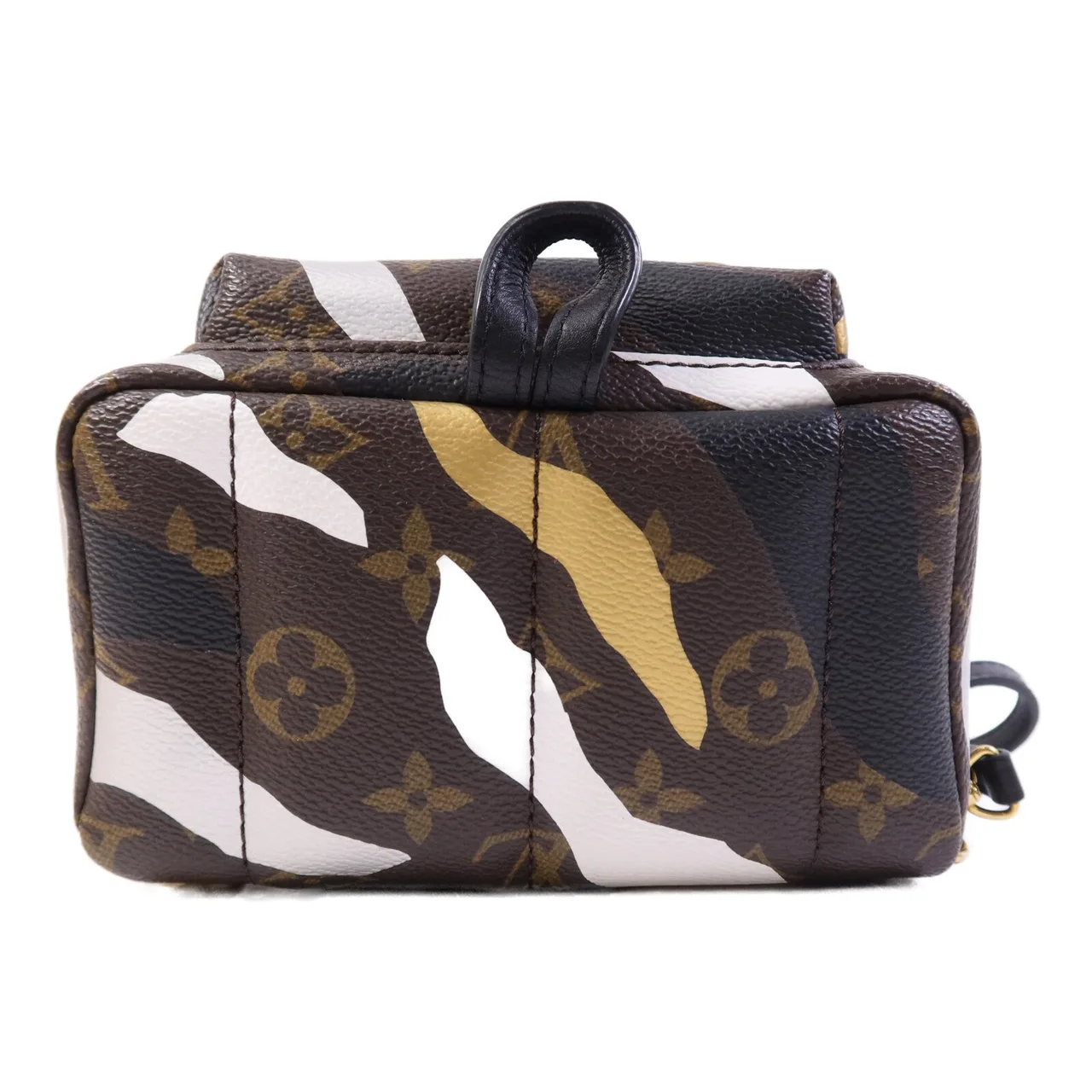 LOUIS VUITTON Palm Springs M45143 Backpack Coated Canvas 棕色 / 金色 / BR/GD/WH/BK Coated Canvas Rank A - Thumbnail 4