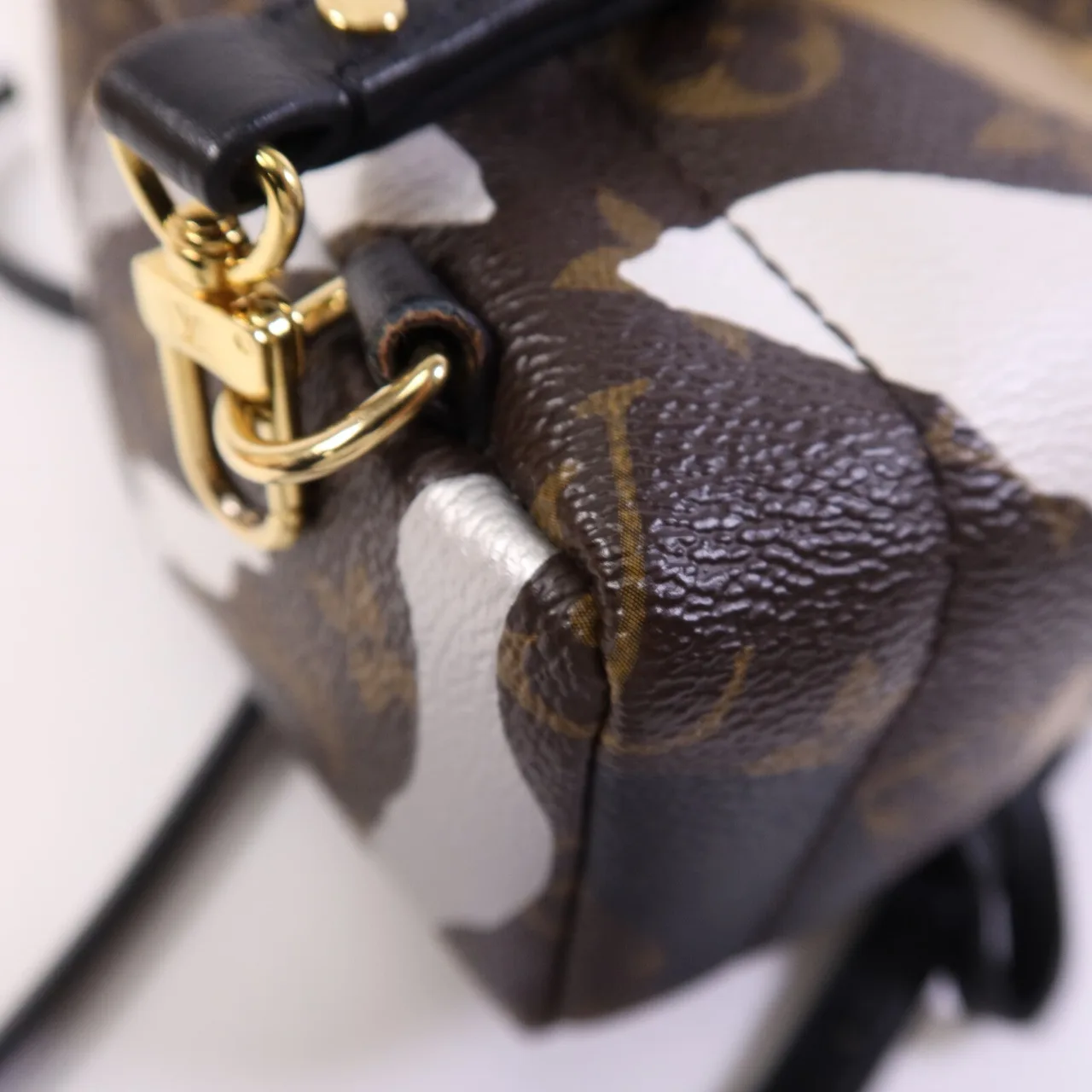 LOUIS VUITTON Palm Springs M45143 Backpack Coated Canvas 棕色 / 金色 / BR/GD/WH/BK Coated Canvas Rank A - Thumbnail 13