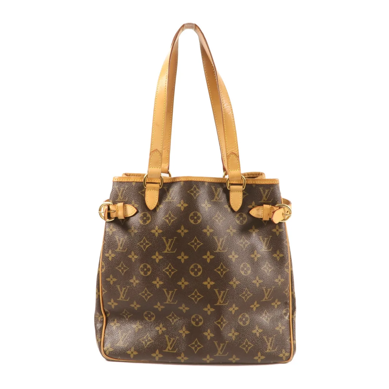 LOUIS VUITTON Batignolles M51153 肩背包 塗層帆布 棕色