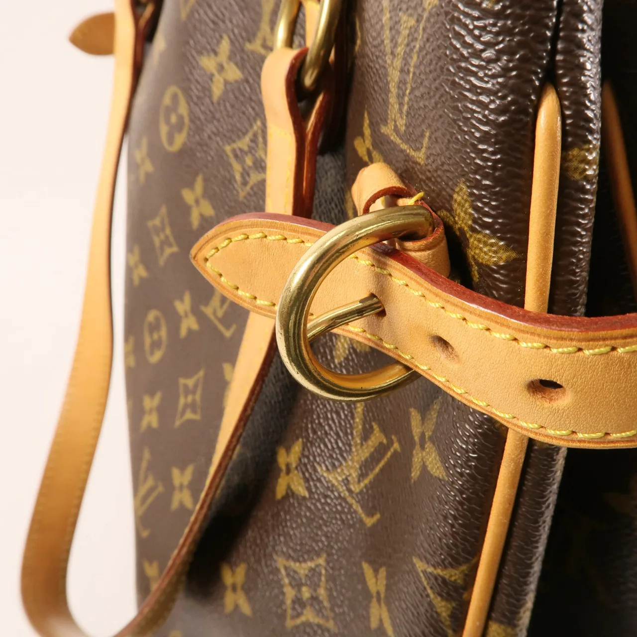 LOUIS VUITTON Batignolles M51153 Shoulder Bag Coated Canvas 棕色 Coated Canvas Rank B - Thumbnail 11