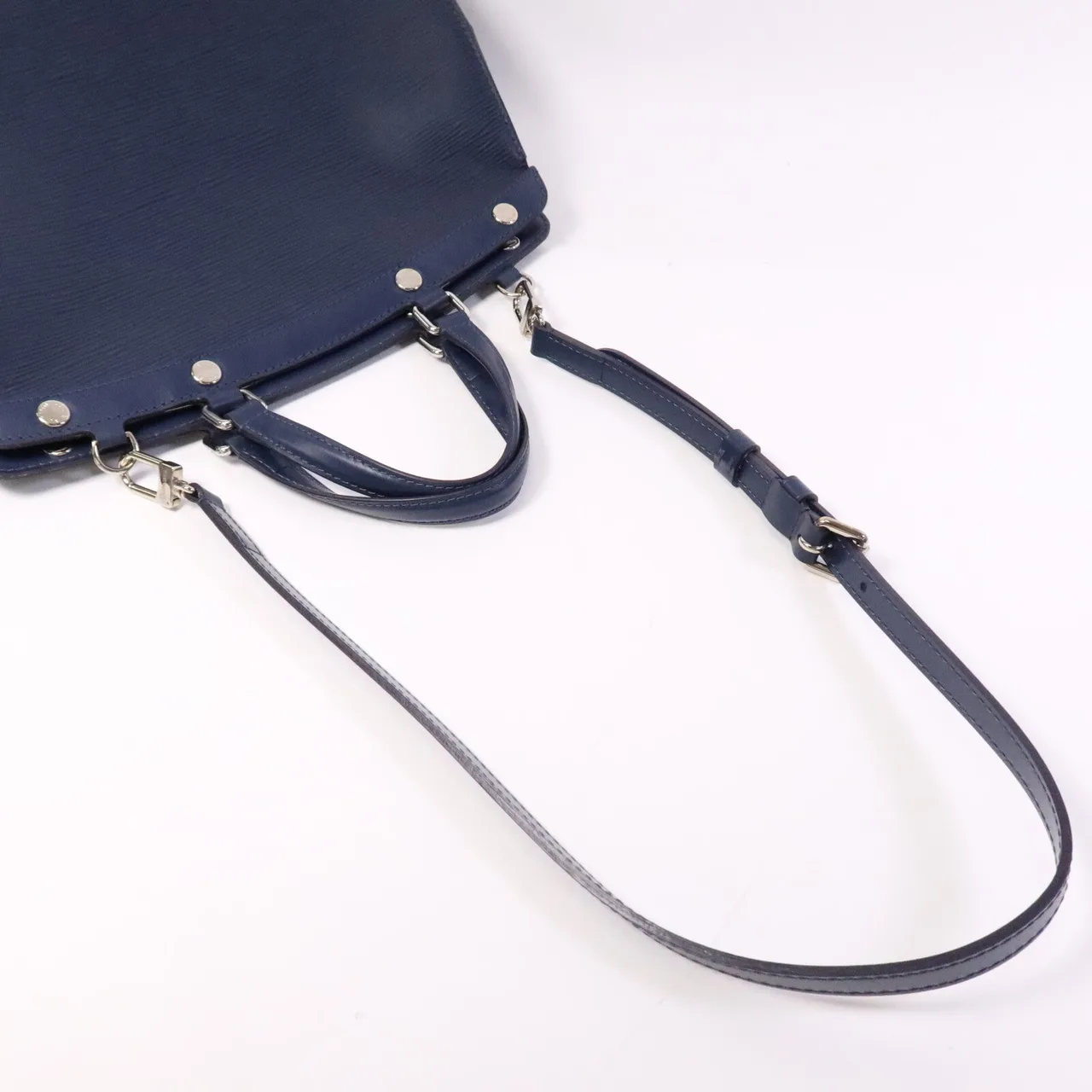 LOUIS VUITTON Brea M40964 2-Way Bag Calfskin 藍色 / Blue Calfskin Rank B - Thumbnail 9