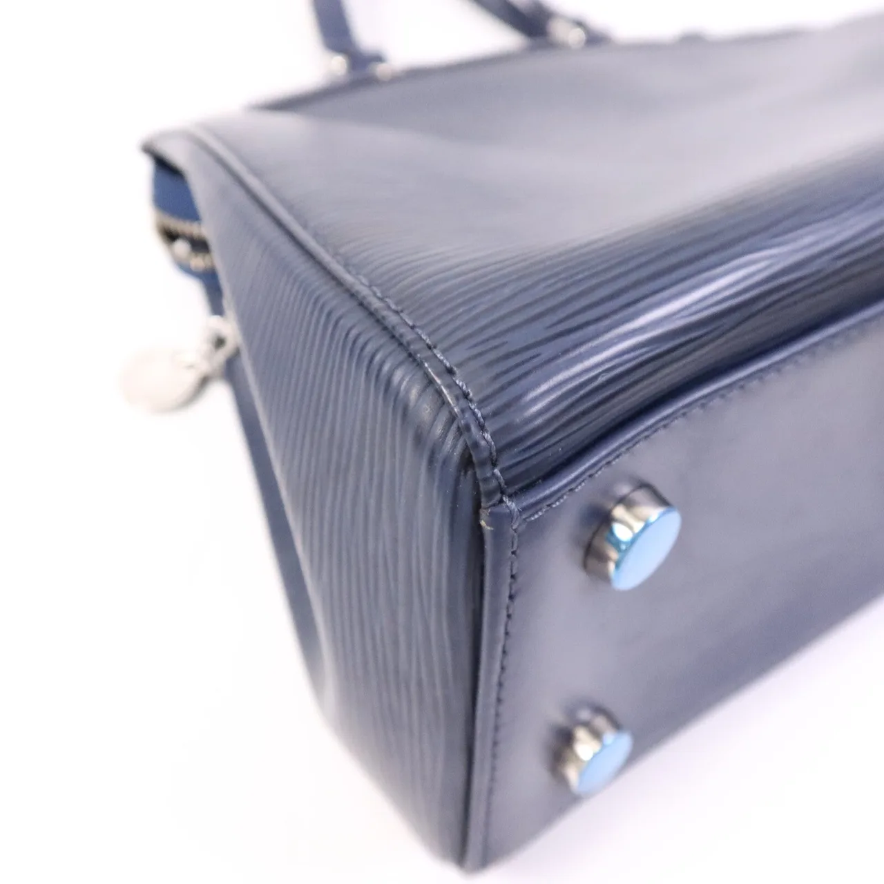 LOUIS VUITTON Brea M40964 2-Way Bag Calfskin 藍色 / Blue Calfskin Rank B - Thumbnail 13