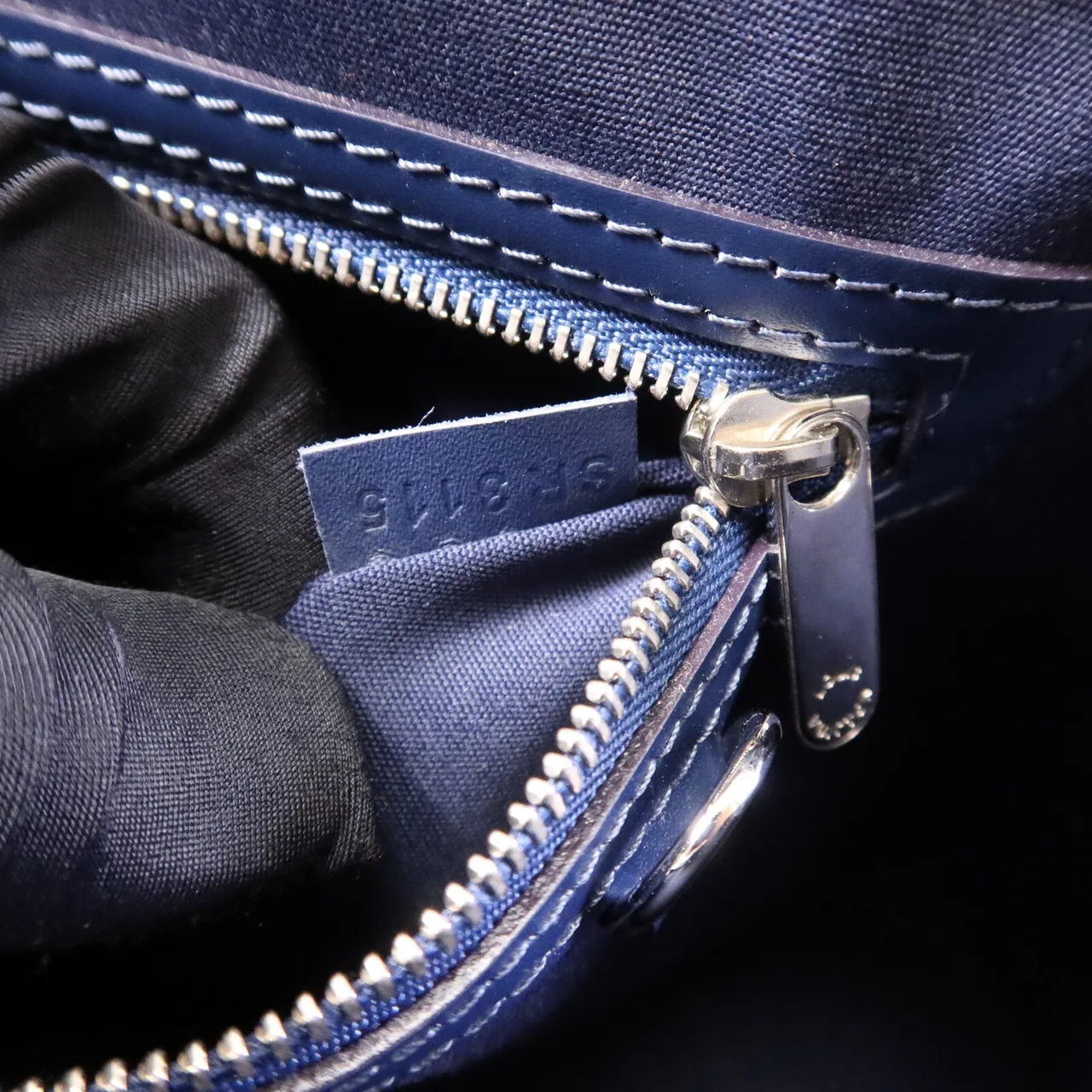 LOUIS VUITTON Brea M40964 2-Way Bag Calfskin 藍色 / Blue Calfskin Rank B - Thumbnail 15