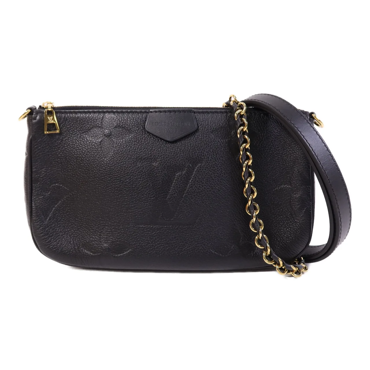 LOUIS VUITTON Multi Pochette M80399 兩用包 牛皮 黑色 / Black