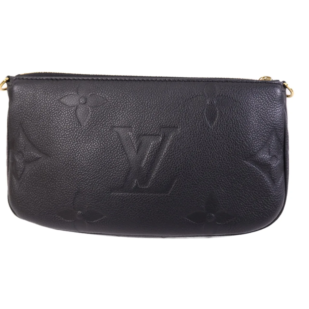 LOUIS VUITTON Multi Pochette M80399 兩用包 牛皮 黑色 / Black 牛皮 中古品A - 縮圖 3