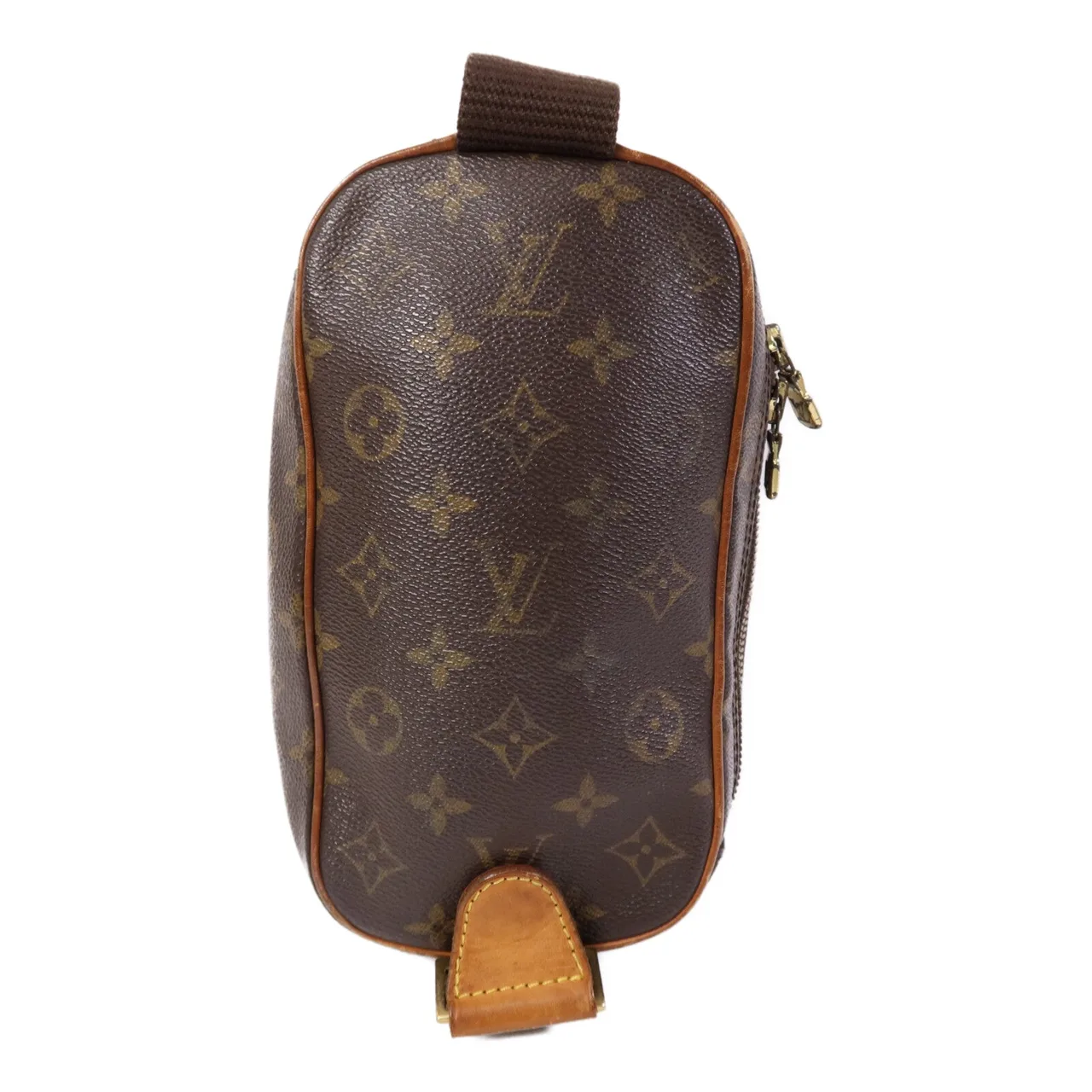 LOUIS VUITTON Pochette Gange M51870 Belt Bag Coated Canvas 棕色 Coated Canvas Rank B - Thumbnail 3