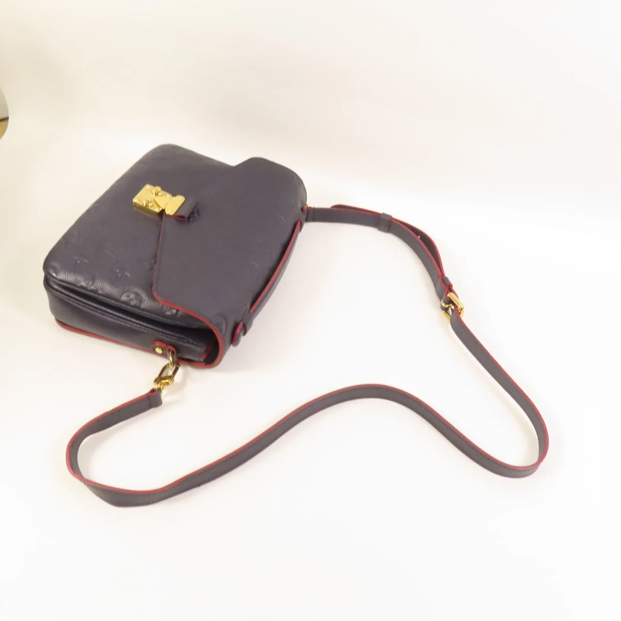 LOUIS VUITTON Pochette Metis M44071 2-Way Bag Calfskin 海軍藍 / Blue Calfskin Rank A - Thumbnail 5