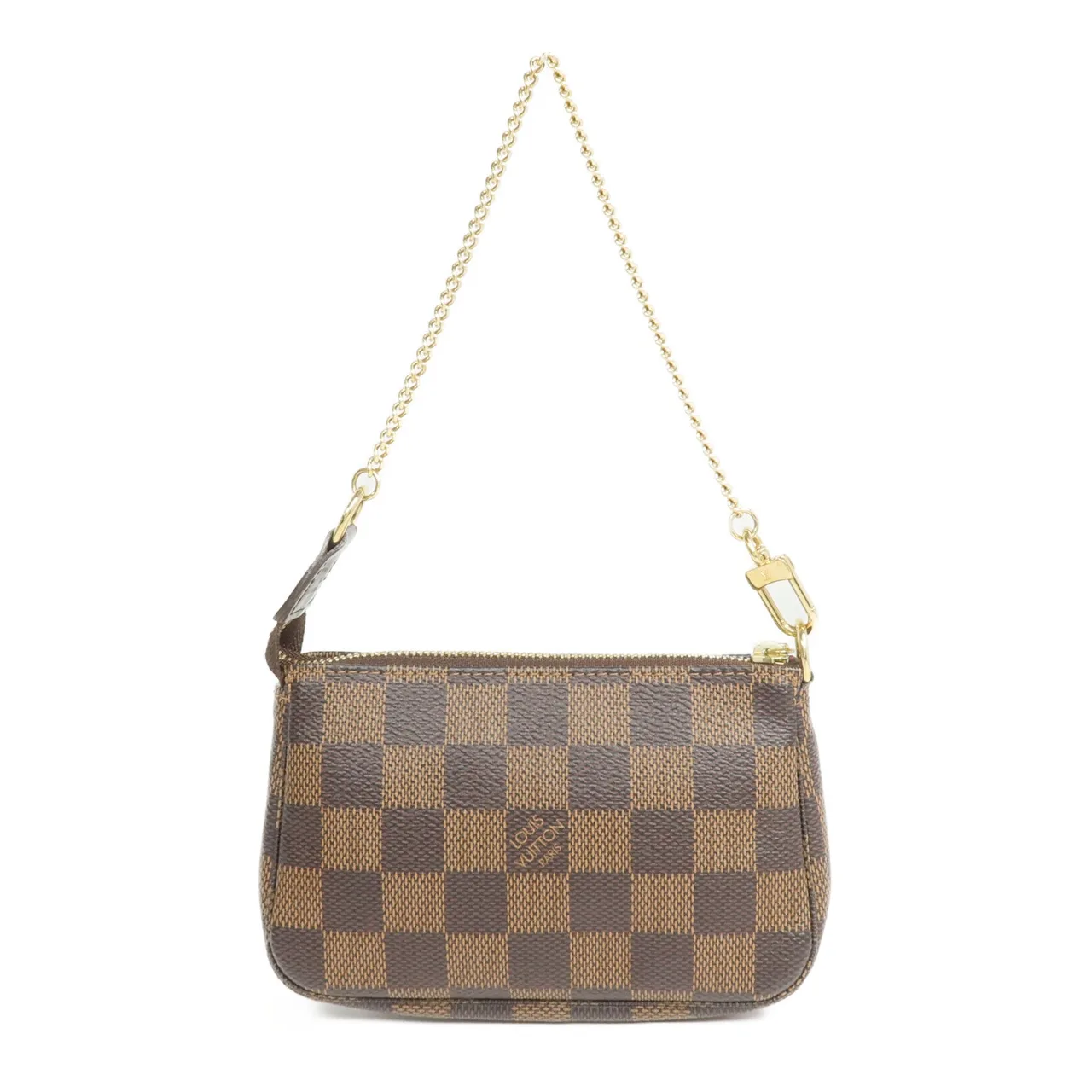 LOUIS VUITTON Pochette Accessoires N58009 Bag Coated Canvas 棕色 Coated Canvas Rank A - Thumbnail 2