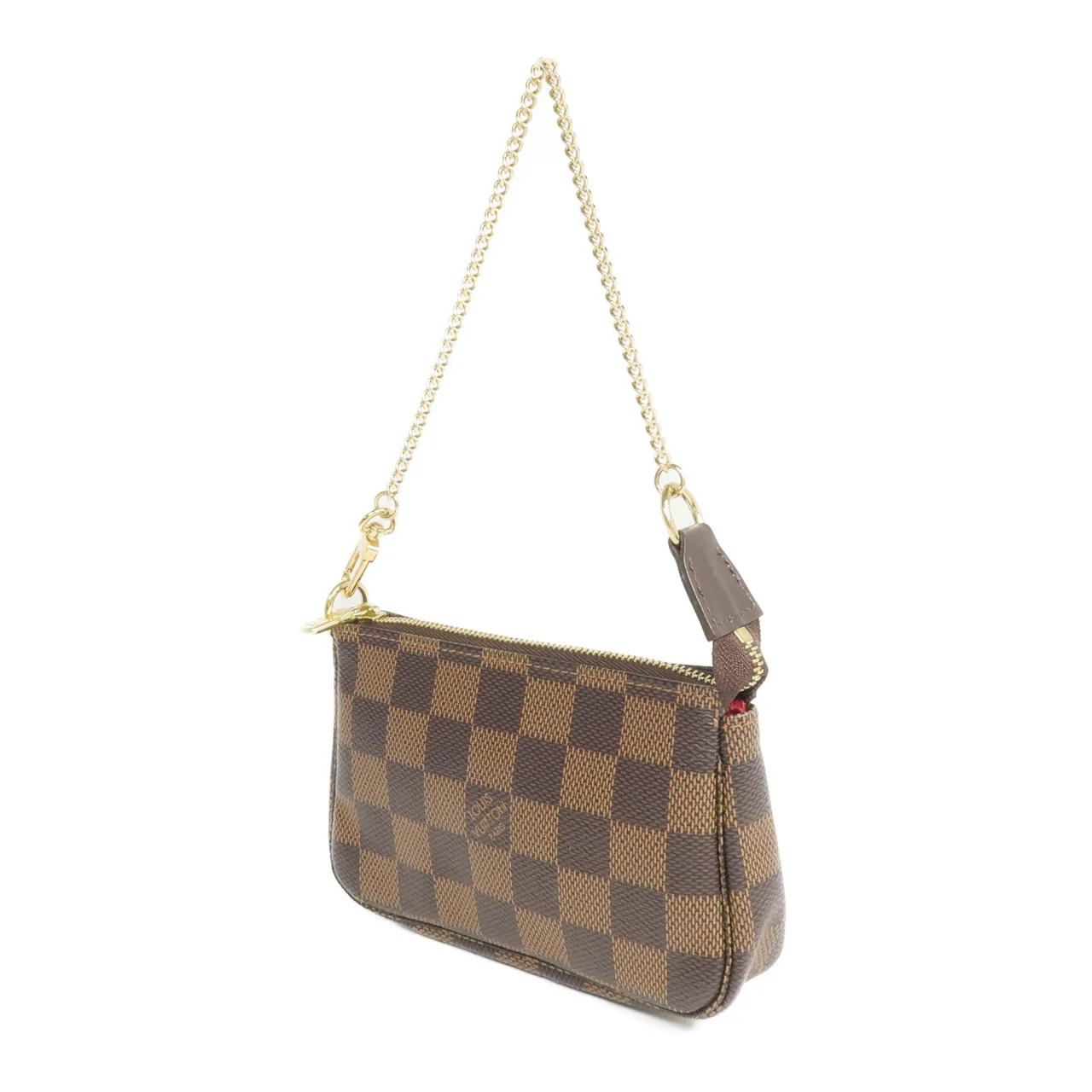 LOUIS VUITTON Pochette Accessoires N58009 Bag Coated Canvas 棕色 Coated Canvas Rank A - Thumbnail 3