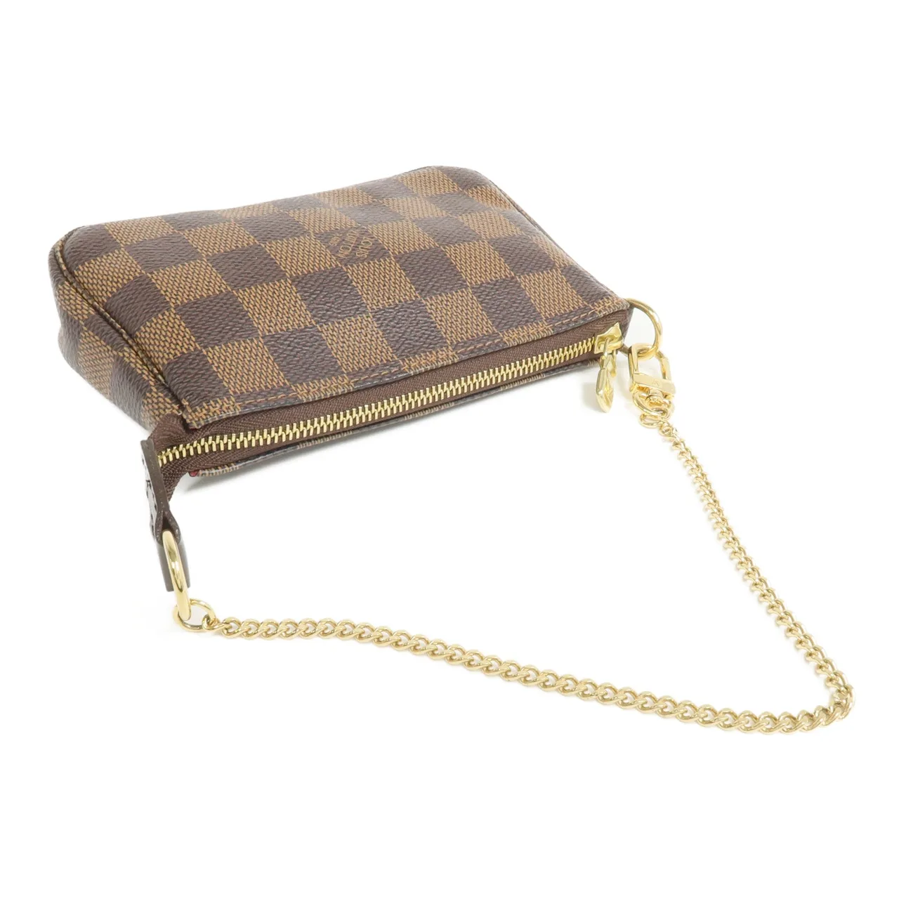 LOUIS VUITTON Pochette Accessoires N58009 Bag Coated Canvas 棕色 Coated Canvas Rank A - Thumbnail 5