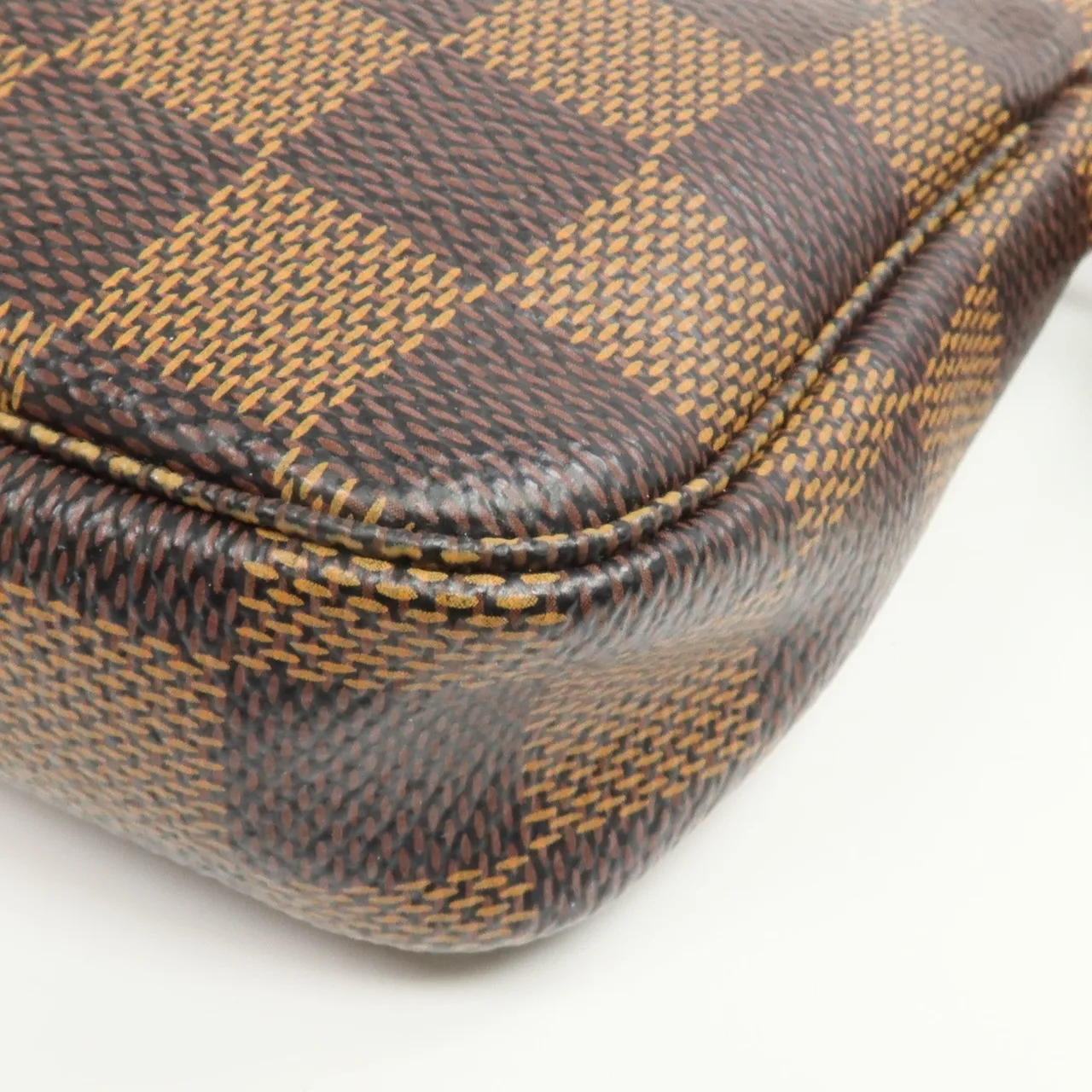 LOUIS VUITTON Pochette Accessoires N58009 Bag Coated Canvas 棕色 Coated Canvas Rank A - Thumbnail 6