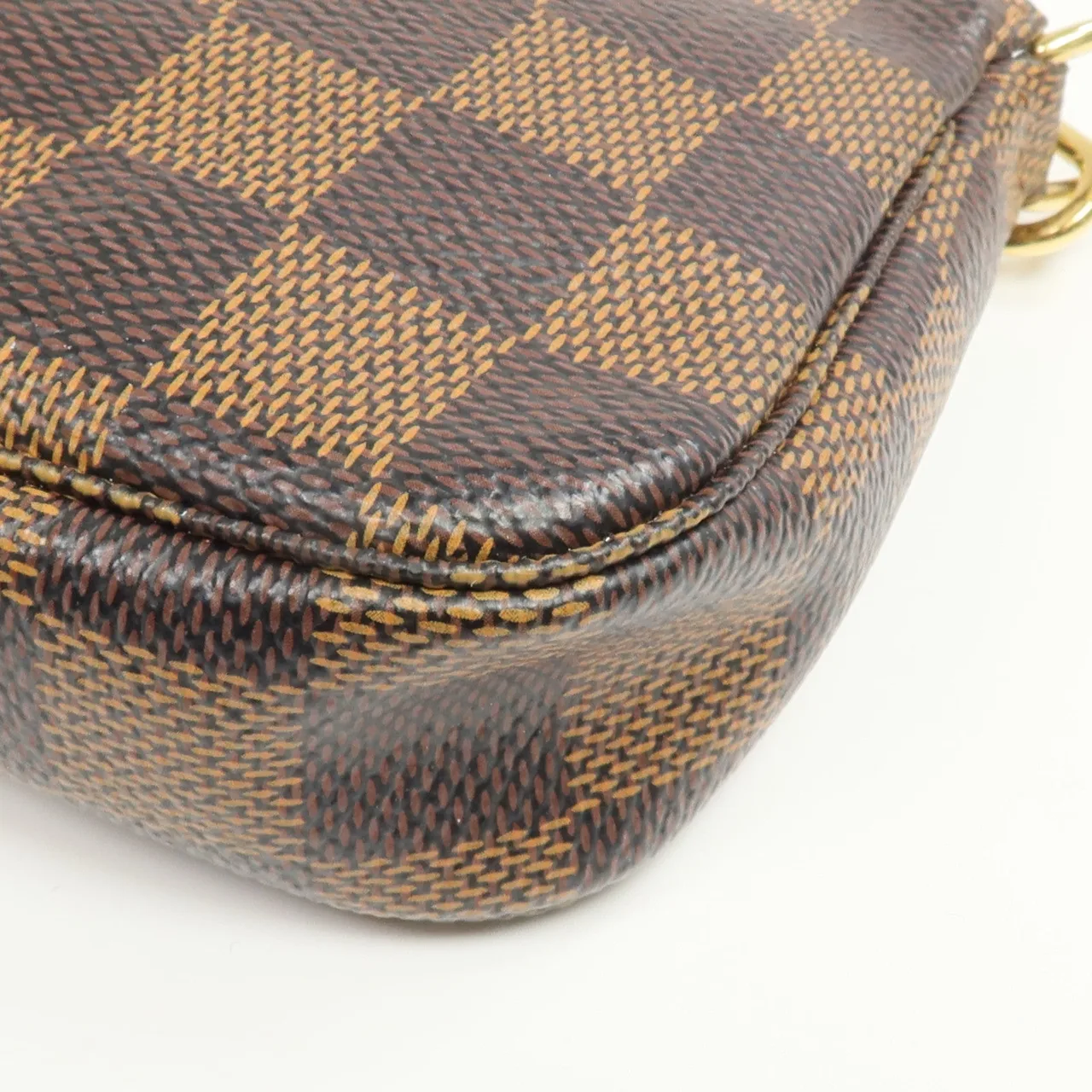 LOUIS VUITTON Pochette Accessoires N58009 Bag Coated Canvas 棕色 Coated Canvas Rank A - Thumbnail 8