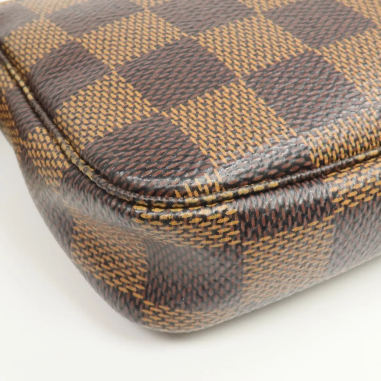 LOUIS VUITTON Pochette Accessoires N58009 Bag Coated Canvas 棕色 Coated Canvas Rank A - Thumbnail 9