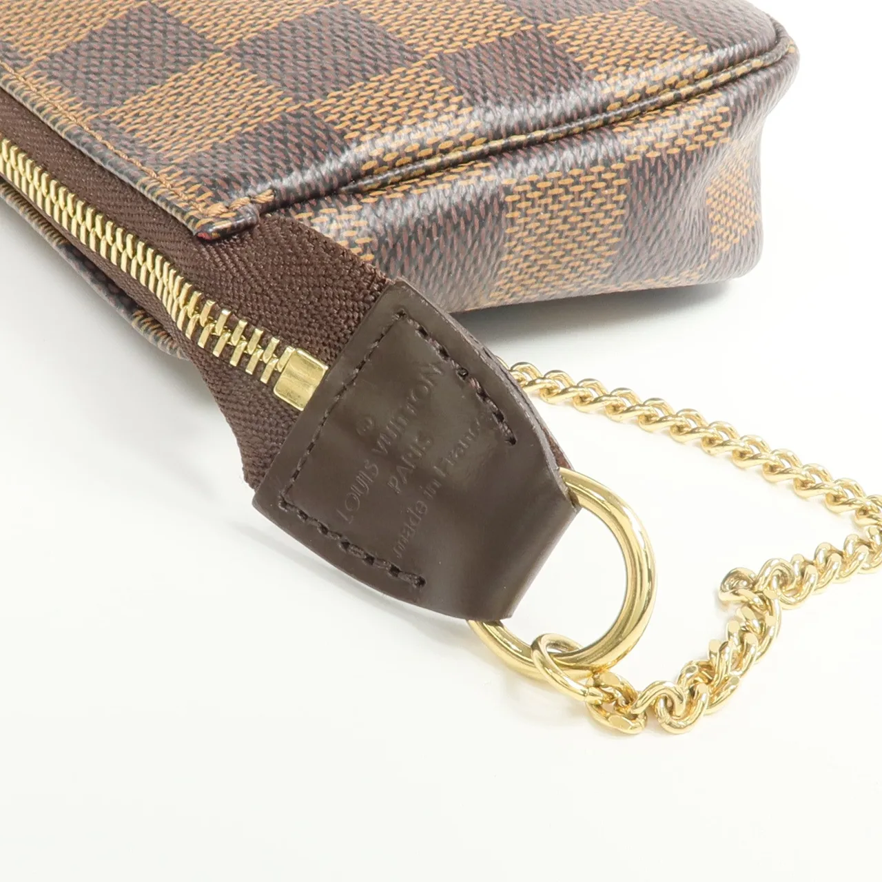LOUIS VUITTON Pochette Accessoires N58009 Bag Coated Canvas 棕色 Coated Canvas Rank A - Thumbnail 11