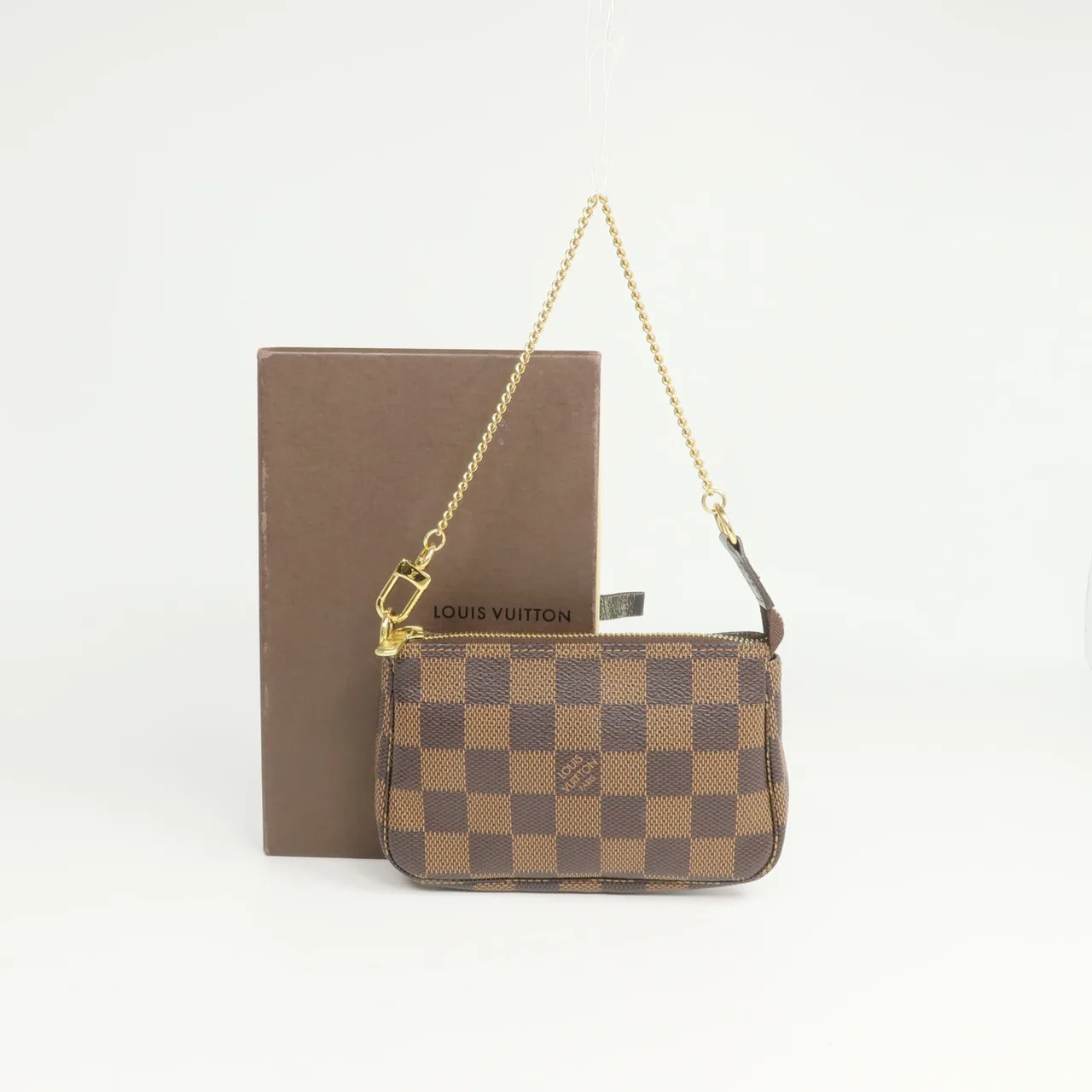 LOUIS VUITTON Pochette Accessoires N58009 Bag Coated Canvas 棕色 Coated Canvas Rank A - Thumbnail 14