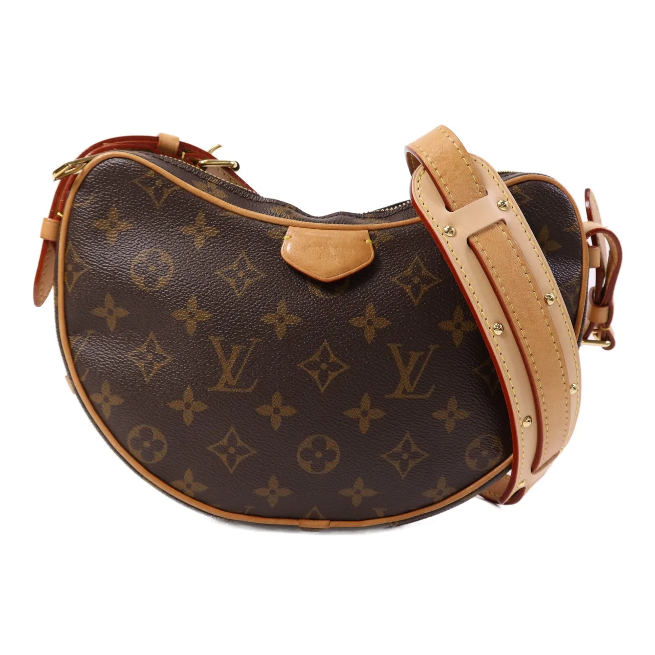 LOUIS VUITTON M46828 肩背包 塗層帆布 棕色