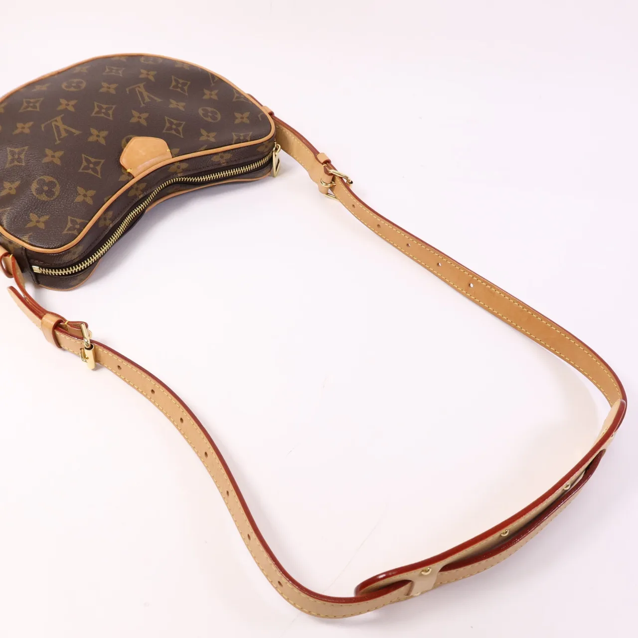 LOUIS VUITTON M46828 Shoulder Bag Coated Canvas 棕色 Coated Canvas Rank B - Thumbnail 9