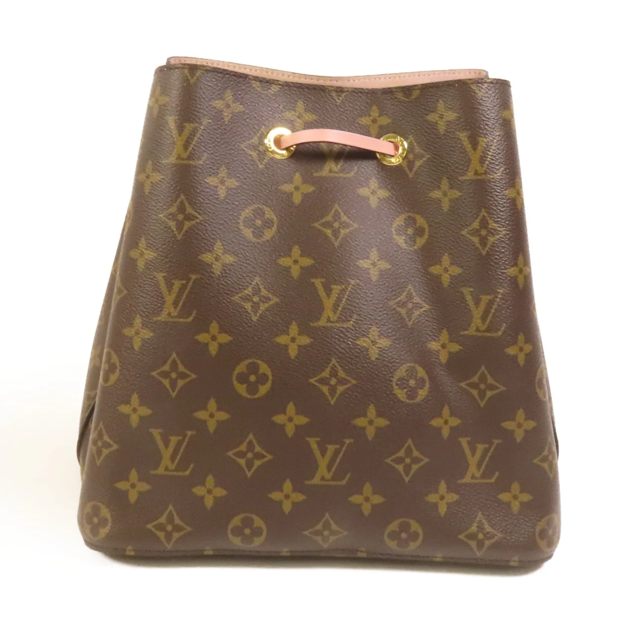 LOUIS VUITTON NeoNoe M44022 Shoulder Bag Coated Canvas 棕色 / 粉色 / Brown/Pink Coated Canvas Rank A - Thumbnail 2