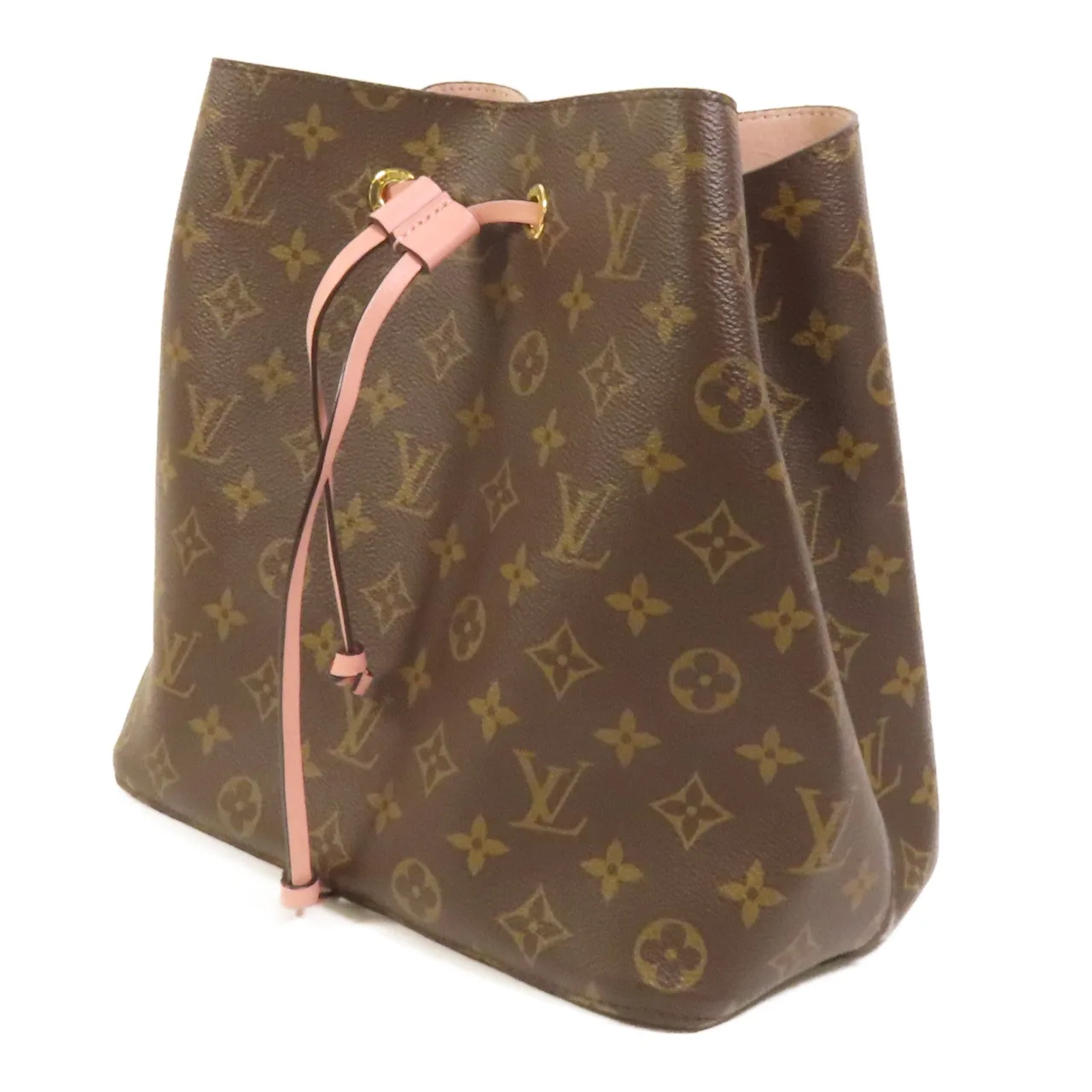 LOUIS VUITTON NeoNoe M44022 Shoulder Bag Coated Canvas 棕色 / 粉色 / Brown/Pink Coated Canvas Rank A - Thumbnail 3