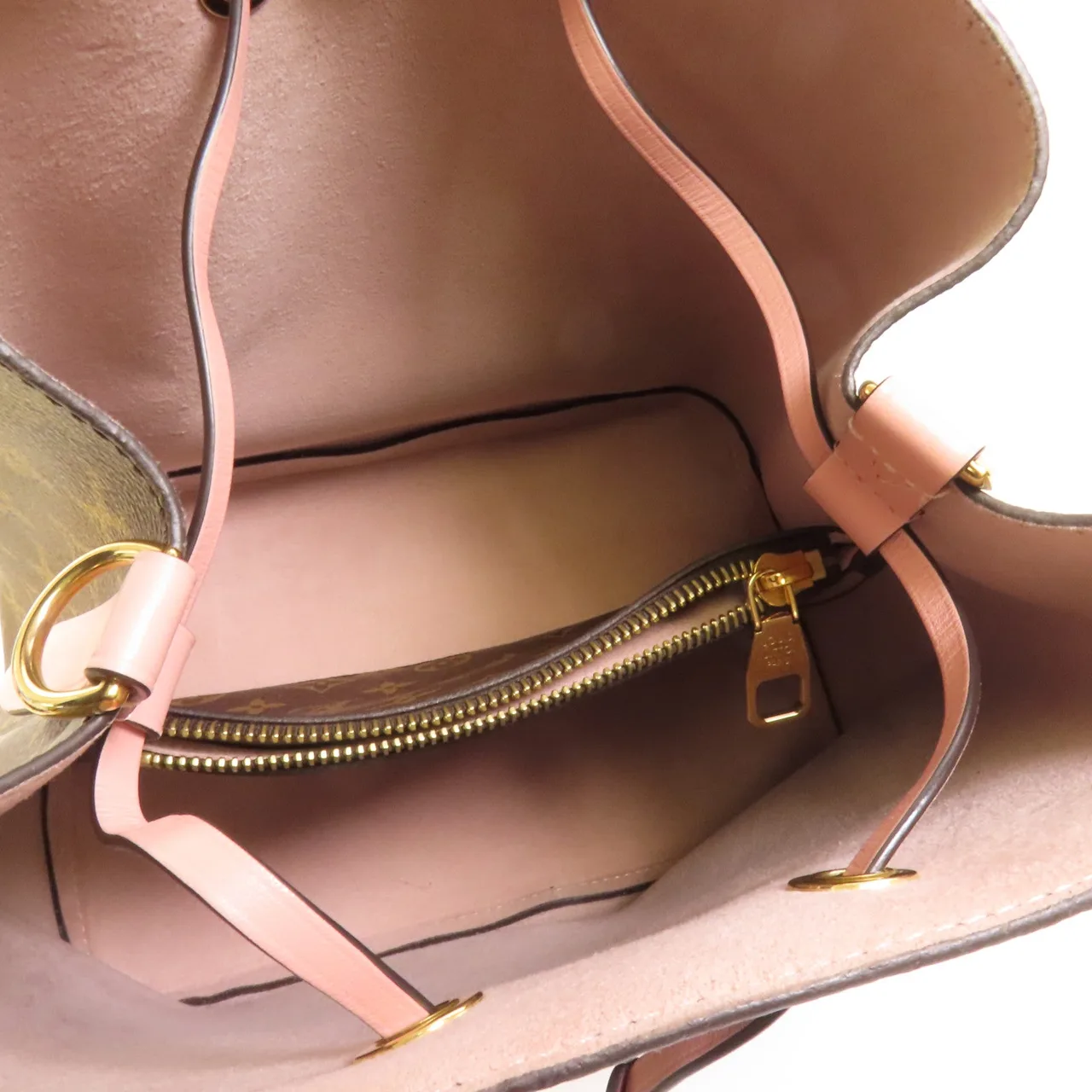 LOUIS VUITTON NeoNoe M44022 Shoulder Bag Coated Canvas 棕色 / 粉色 / Brown/Pink Coated Canvas Rank A - Thumbnail 9