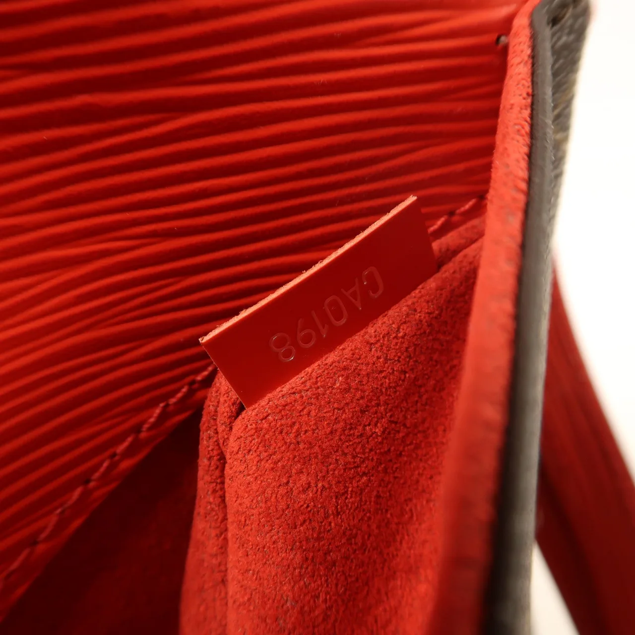 LOUIS VUITTON Saint Michel M44031 Shoulder Bag Coated Canvas 棕色 / 紅色 / Red/Brown Coated Canvas Rank A - Thumbnail 8