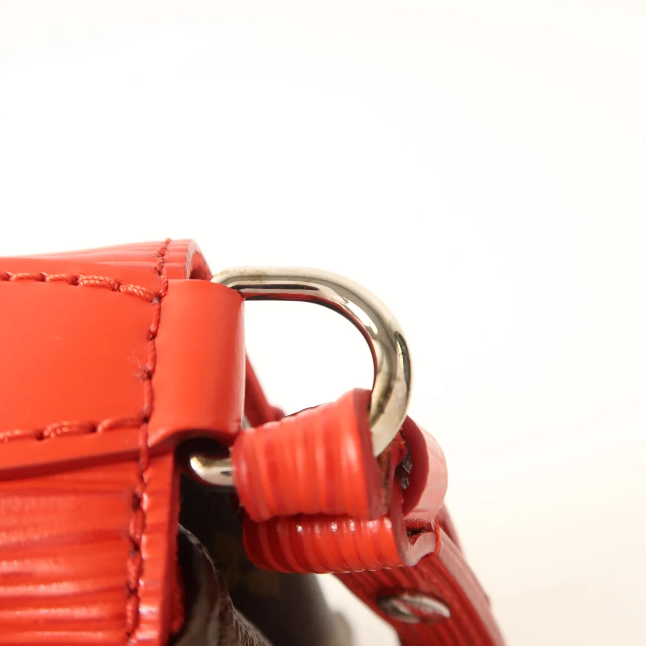 LOUIS VUITTON Saint Michel M44031 Shoulder Bag Coated Canvas 棕色 / 紅色 / Red/Brown Coated Canvas Rank A - Thumbnail 17