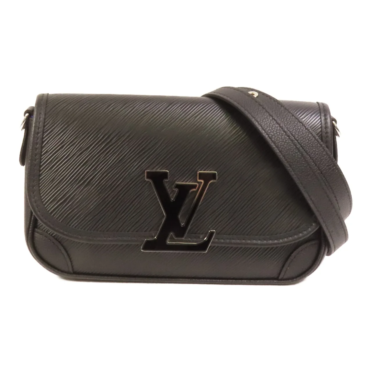 LOUIS VUITTON Buci M59386 Shoulder Bag Calfskin 黑色 / Black