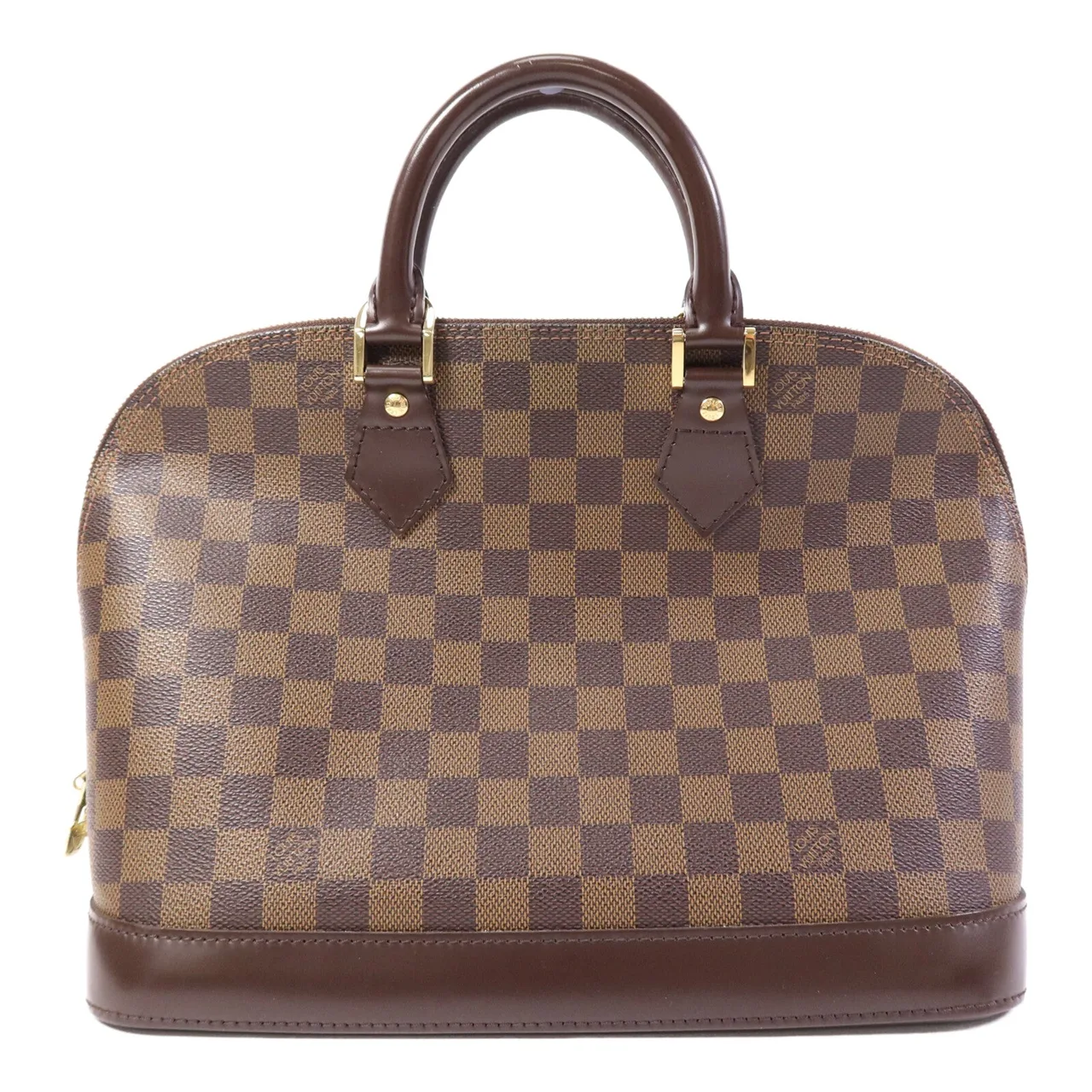 LOUIS VUITTON Alma N51131 Handbag Coated Canvas 棕色 / Brown