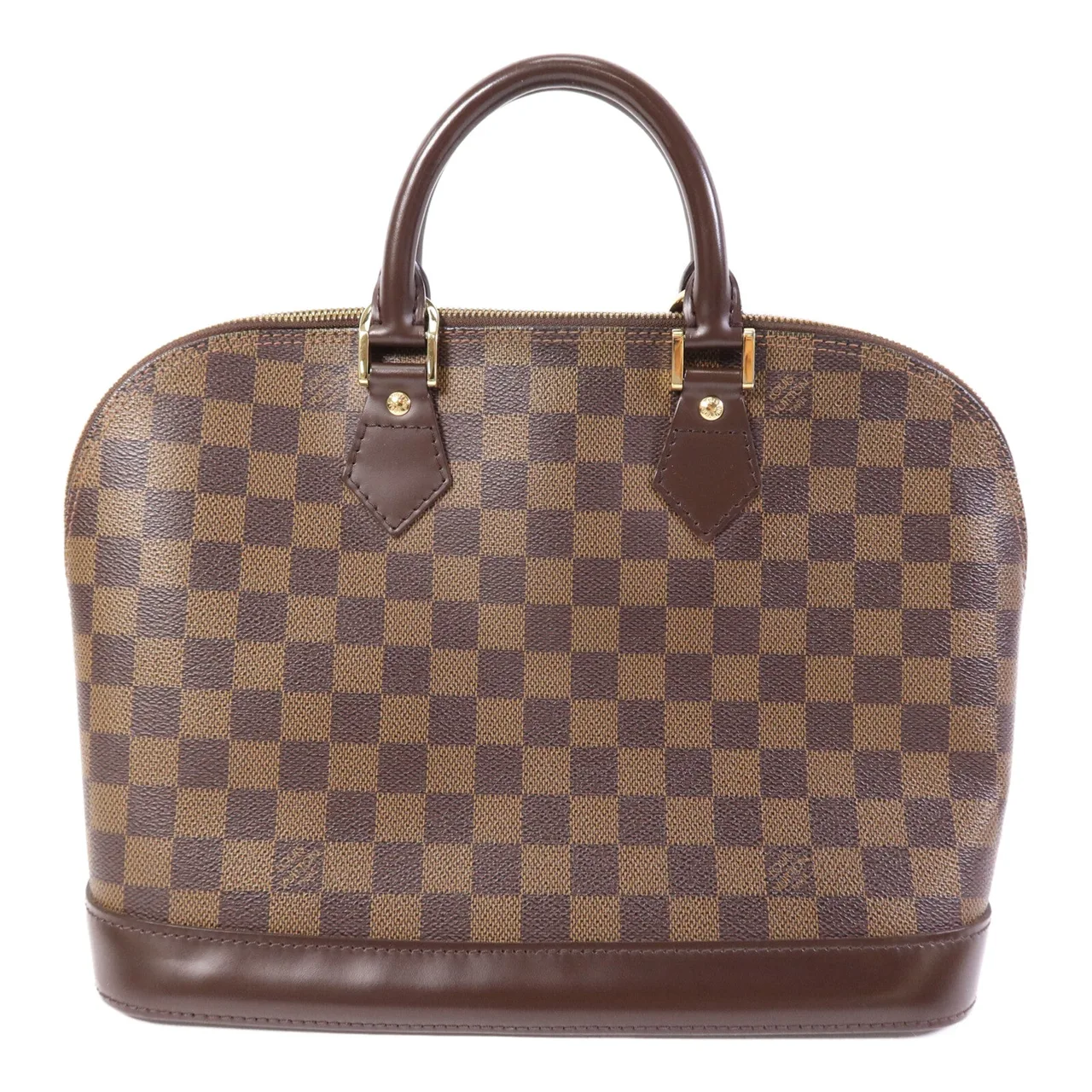 LOUIS VUITTON Alma N51131 Handbag Coated Canvas 棕色 / Brown Coated Canvas Rank A - Thumbnail 2