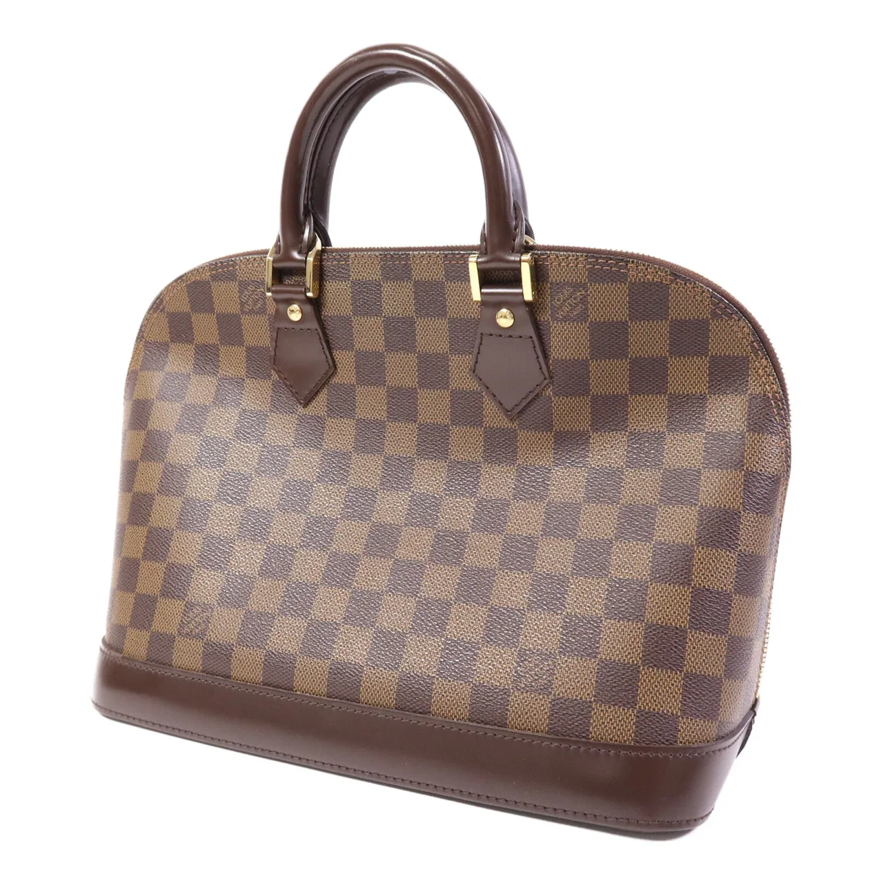 LOUIS VUITTON Alma N51131 Handbag Coated Canvas 棕色 / Brown Coated Canvas Rank A - Thumbnail 3