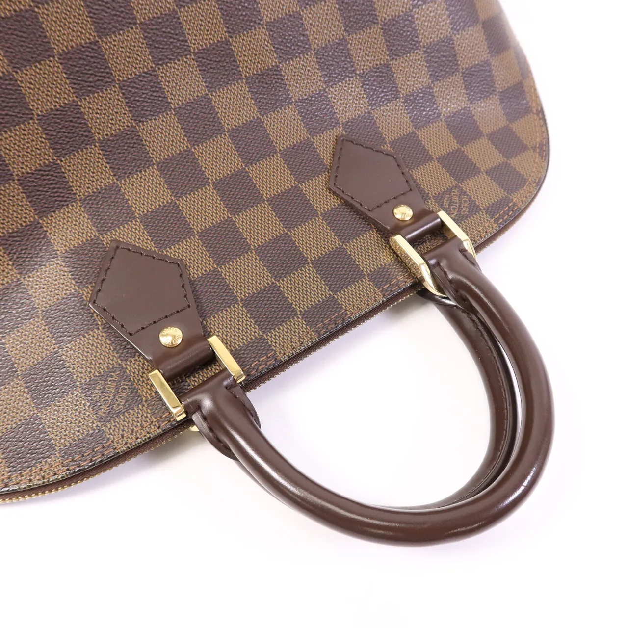 LOUIS VUITTON Alma N51131 Handbag Coated Canvas 棕色 / Brown Coated Canvas Rank A - Thumbnail 8