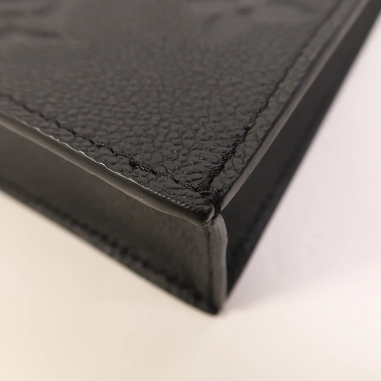 LOUIS VUITTON Petit Sac Plat M80478 2-Way Bag Calfskin 黑色 / Black Calfskin Rank A - Thumbnail 9