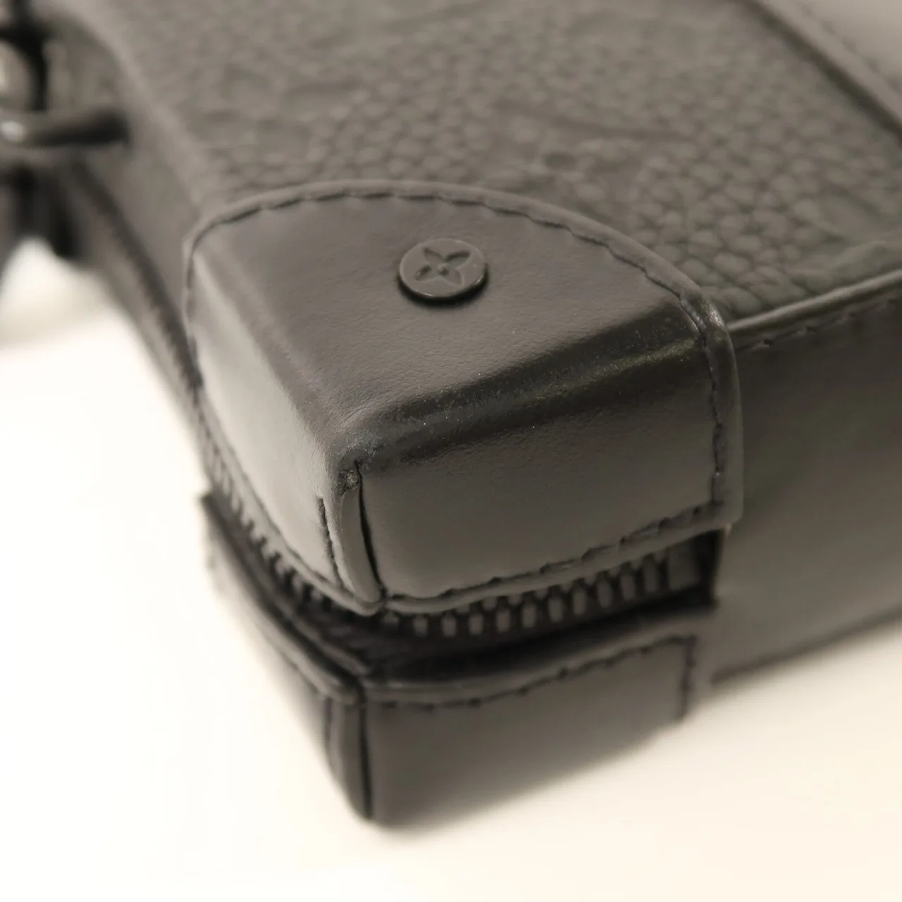 LOUIS VUITTON Soft Trunk M80224 肩背包 牛皮 黑色 / Black 牛皮 中古品A - 縮圖 11