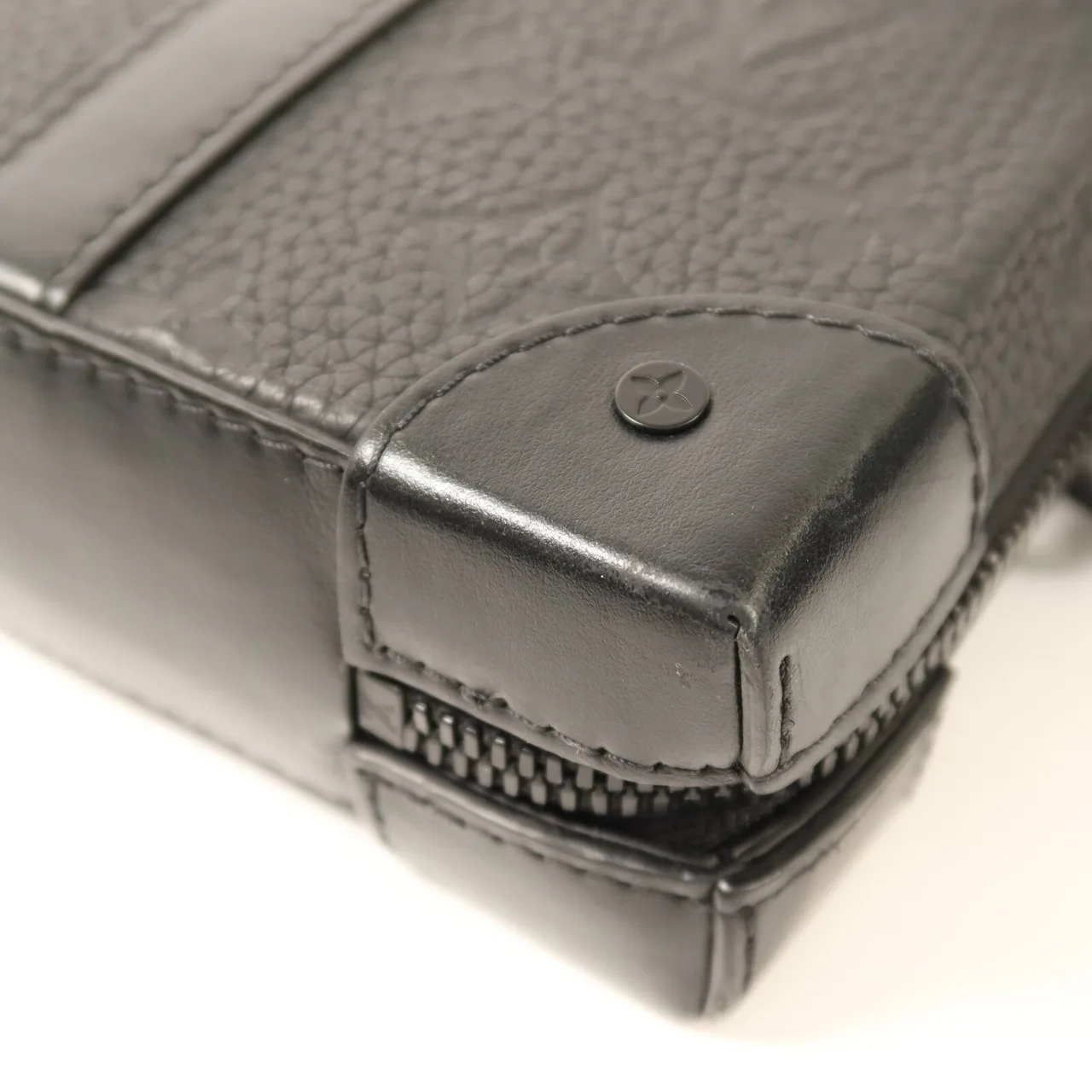 LOUIS VUITTON Soft Trunk M80224 肩背包 牛皮 黑色 / Black 牛皮 中古品A - 縮圖 12