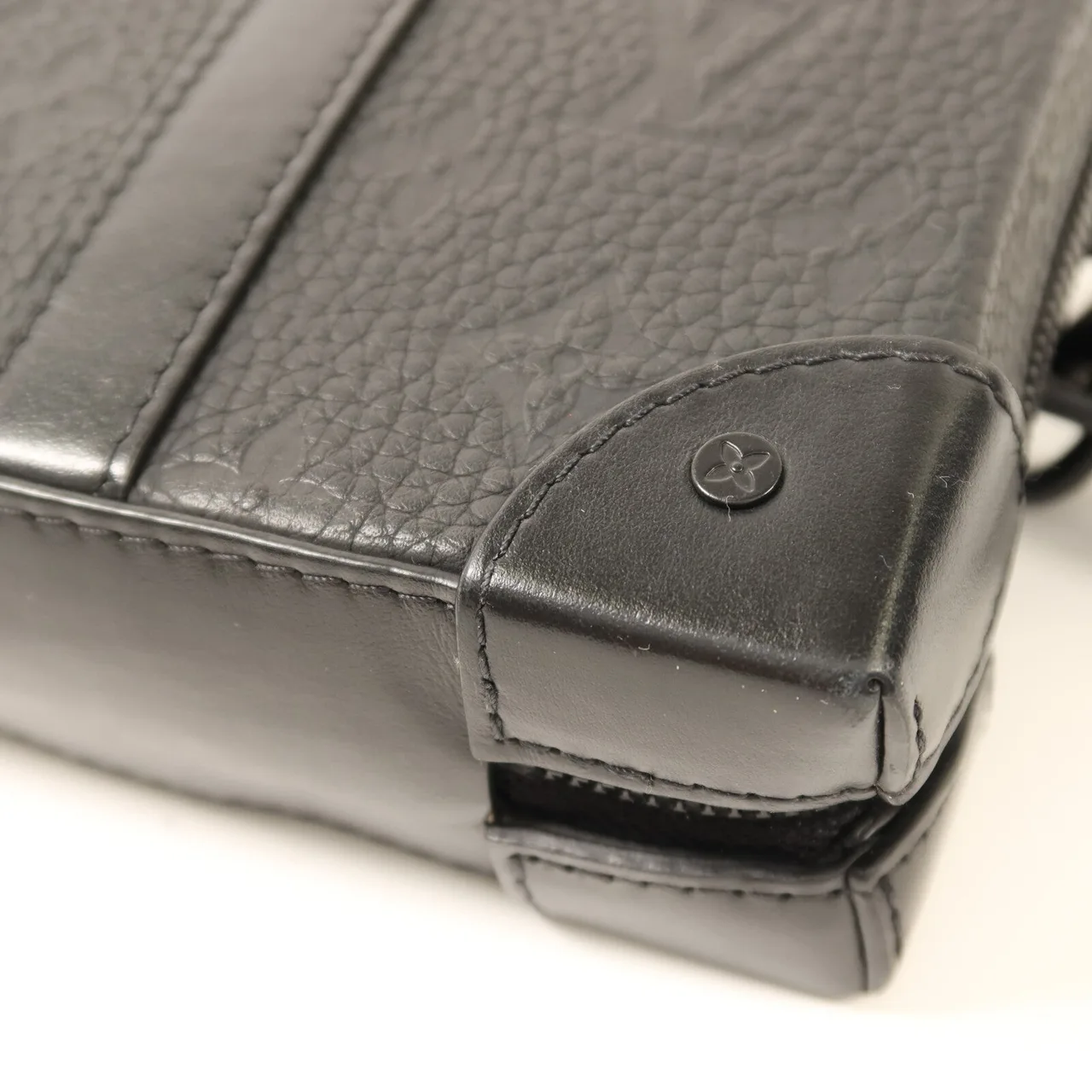 LOUIS VUITTON Soft Trunk M80224 肩背包 牛皮 黑色 / Black 牛皮 中古品A - 縮圖 14