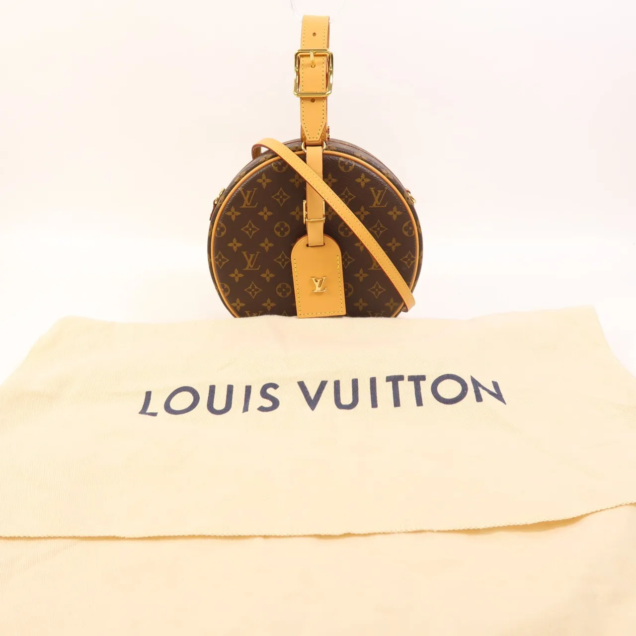 LOUIS VUITTON Petite Boite Chapeau M43514 2-Way Bag Coated Canvas 棕色 Coated Canvas Rank A - Thumbnail 8