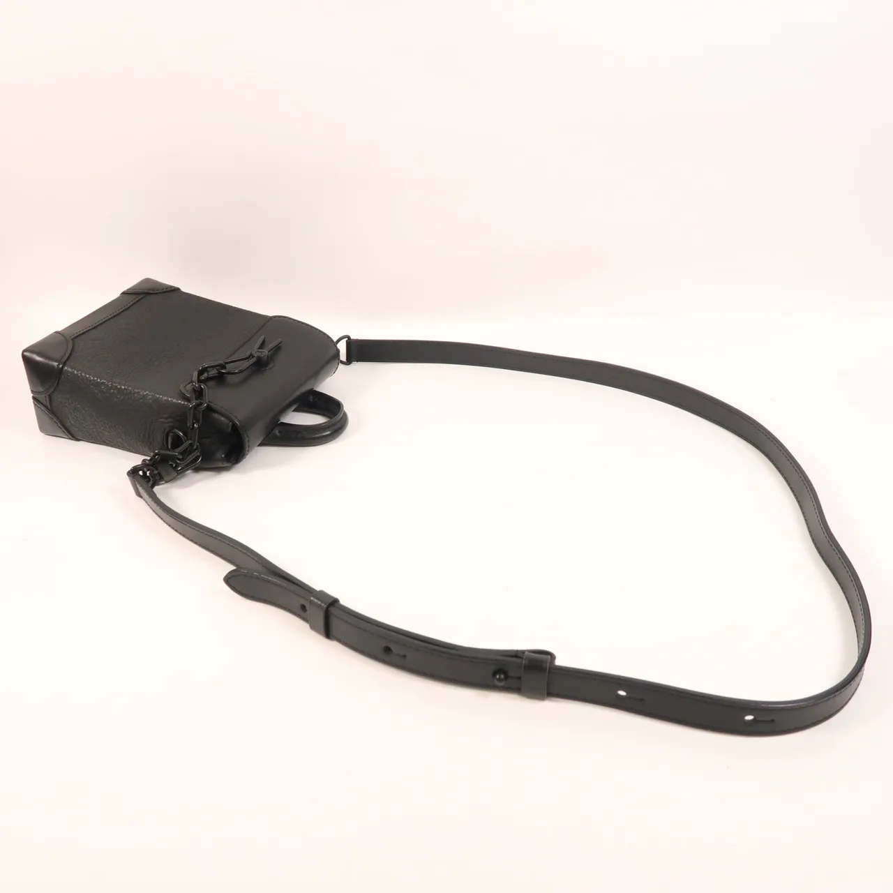 LOUIS VUITTON Steamer M82772 2-Way Bag Calfskin 黑色 / Black Calfskin Rank A - Thumbnail 7