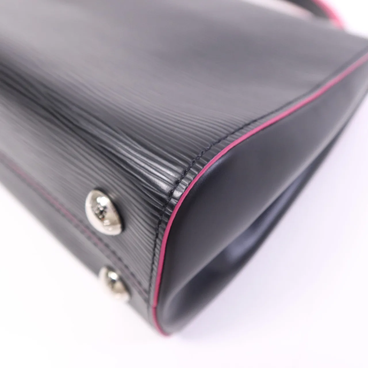 LOUIS VUITTON Cluny M54167 2-Way Bag Calfskin 黑色 / 粉色 / Black/Pink Calfskin Rank A - Thumbnail 7